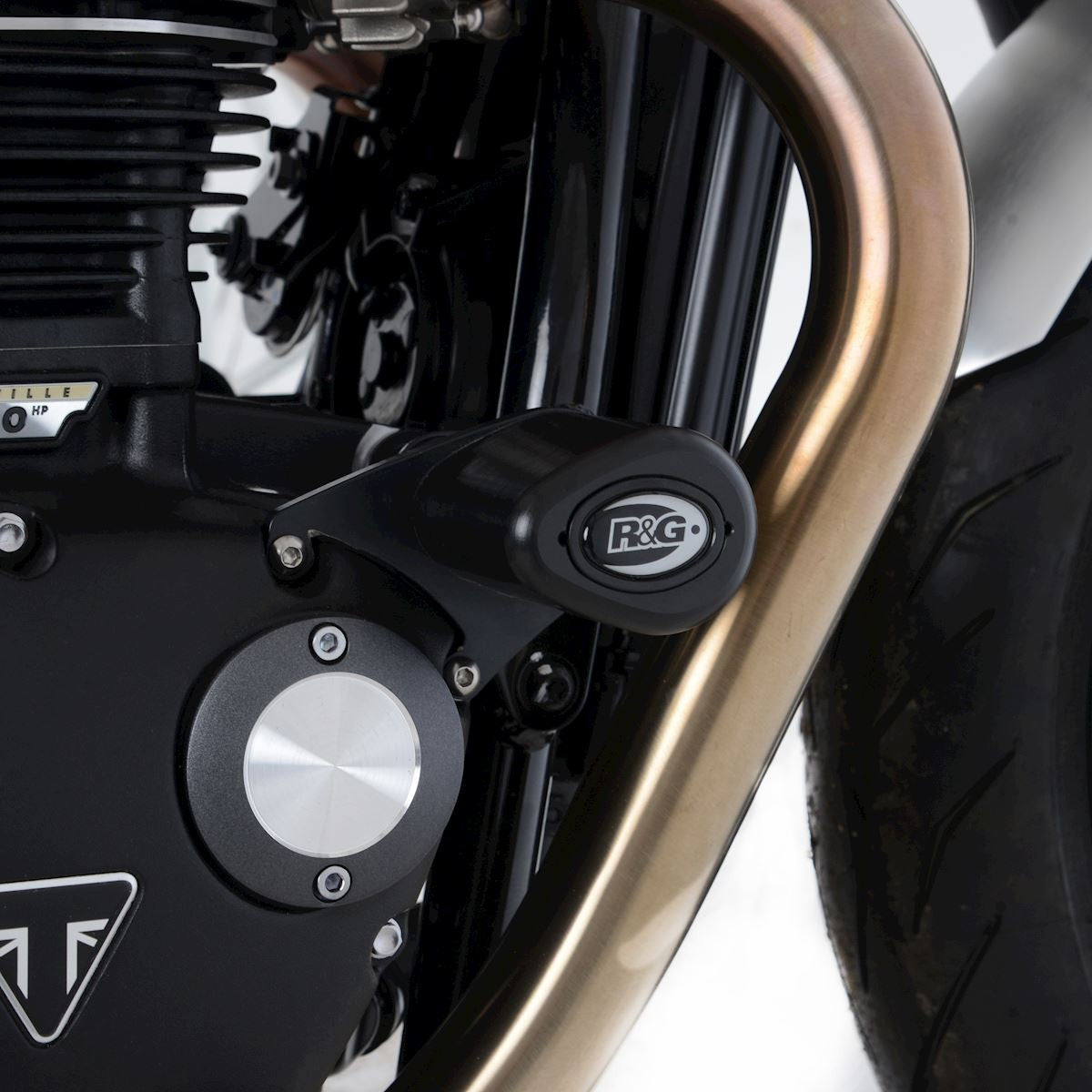 R&G Crash Protectors | Black | Triumph Speed Twin 1200 2019>2020 -   Pyramid Motorcycle Accessories