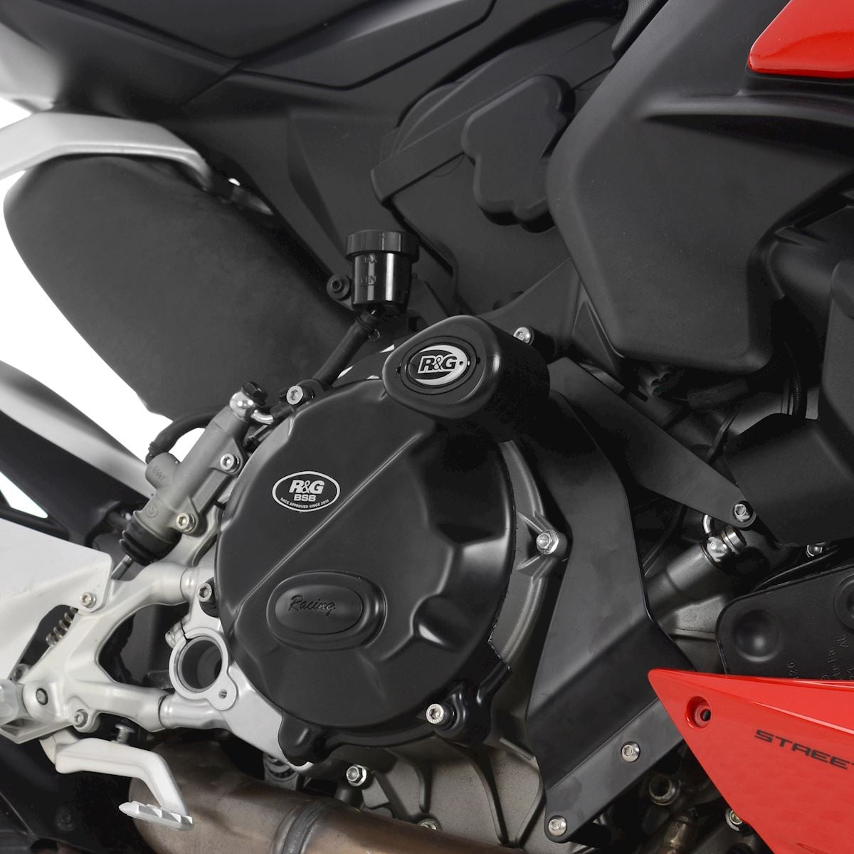 R&G Crash Protectors | White | Ducati Panigale V2 2020>2024 & Ducati Streetfighter V2 2022>2024