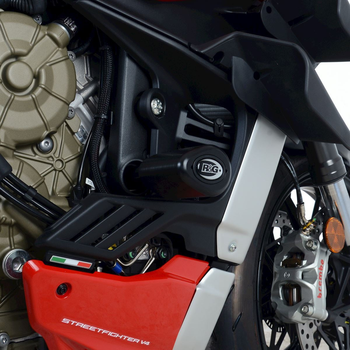 R&G Crash Protectors | Black | Ducati Streetfighter V4 S 2020>Current & Ducati Streetfighter V4 2020>Current