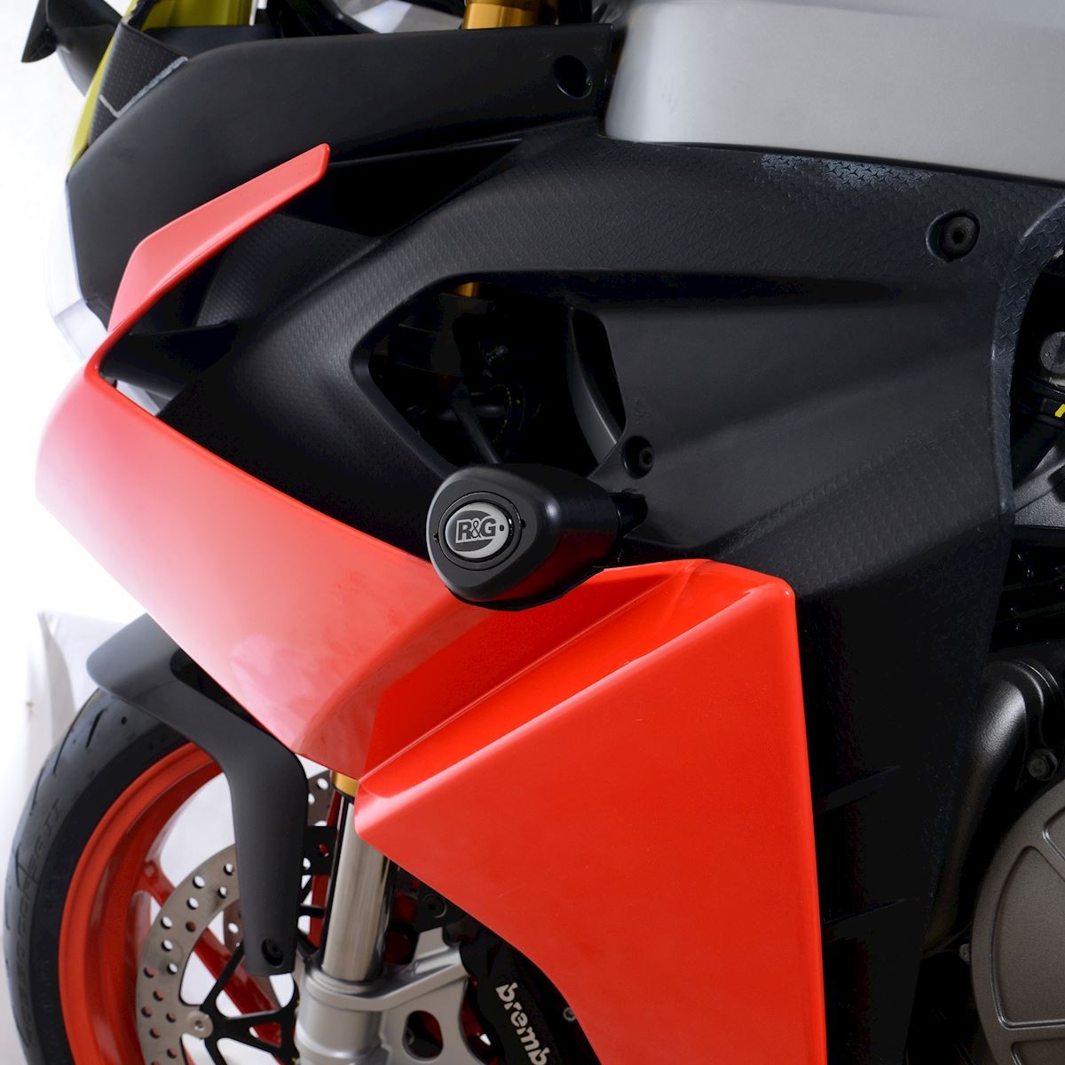 R&G Crash Protectors | Black | Aprilia RS 660 2021>Current & Aprilia RS 660 Factory 2022>Current