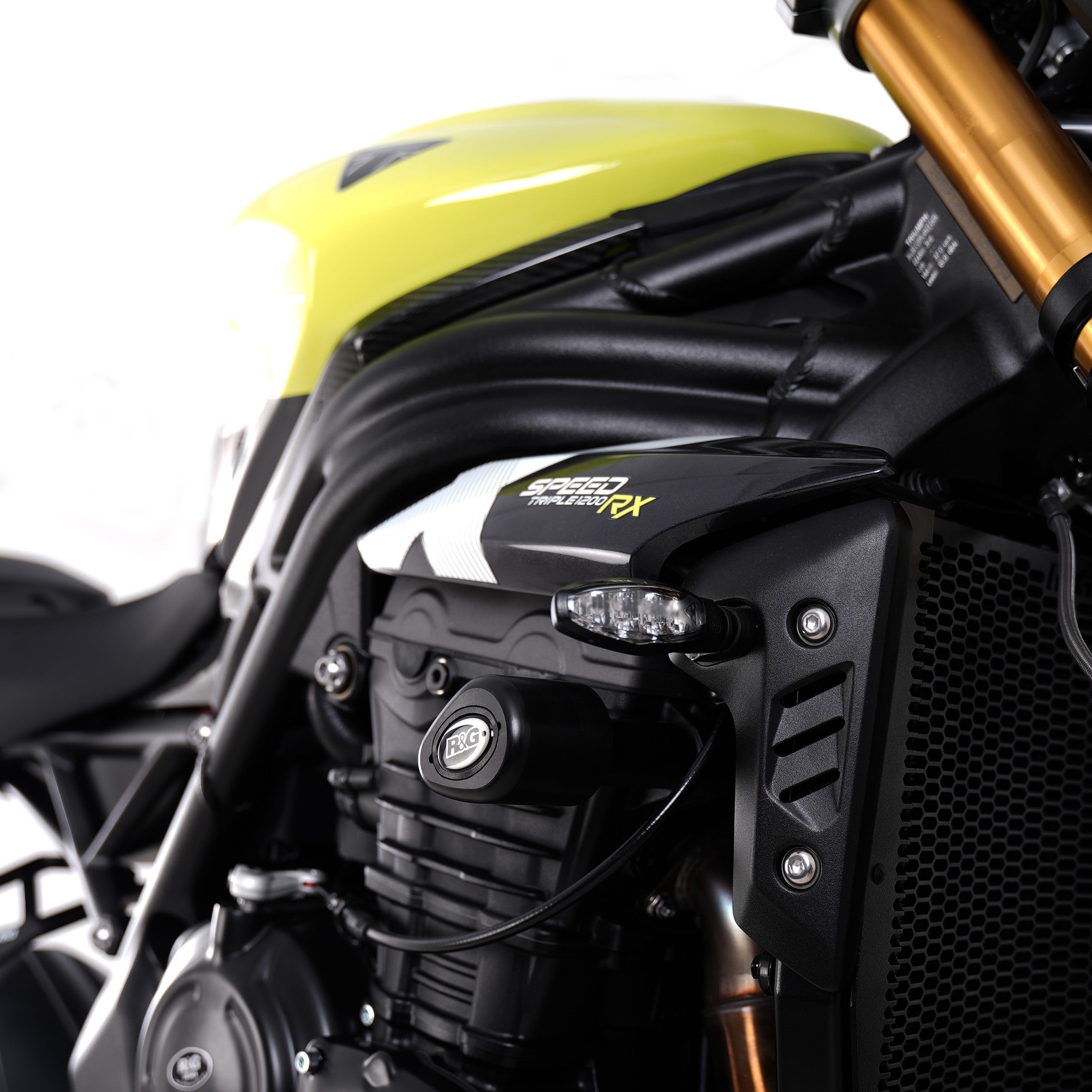 R&G Crash Protectors | Black | Triumph Speed Triple 1200 RS 2021>Current & Triumph Speed Triple 1200 RX 2025>Current & Triumph Speed Triple 1200 RR 2022>Current -   Pyramid Motorcycle Accessories