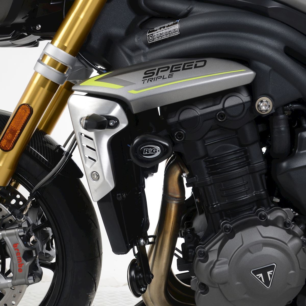 R&G Crash Protectors | Black | Triumph Speed Triple 1200 RS 2021>Current & Triumph Speed Triple 1200 RX 2025>Current & Triumph Speed Triple 1200 RR 2022>Current