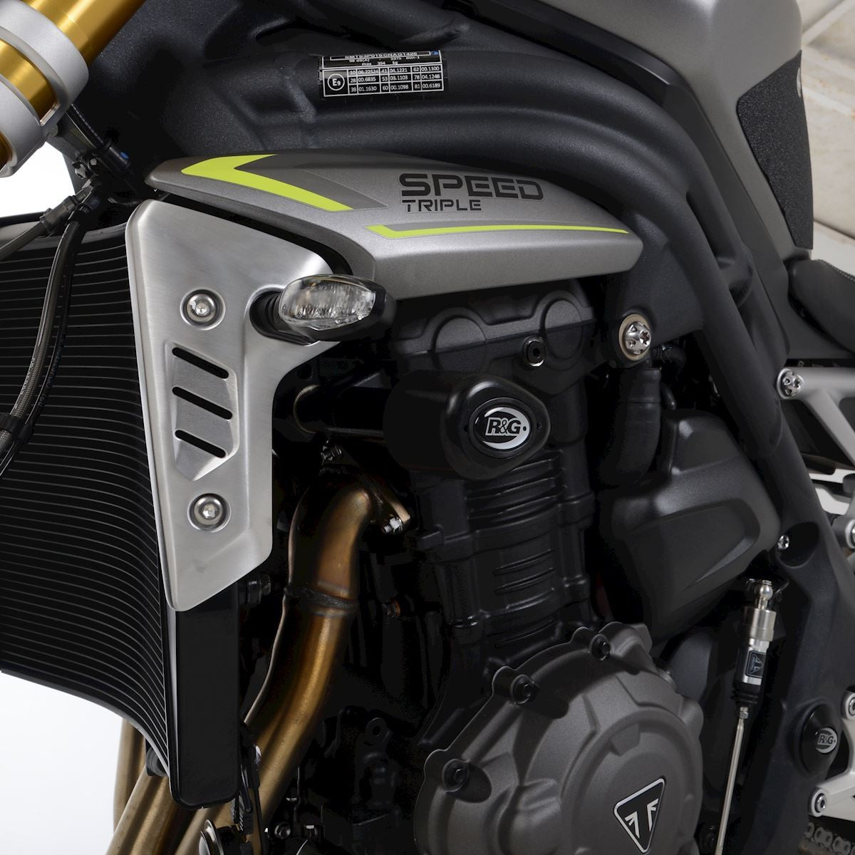 R&G Crash Protectors | Black | Triumph Speed Triple 1200 RS 2021>Current & Triumph Speed Triple 1200 RX 2025>Current & Triumph Speed Triple 1200 RR 2022>Current