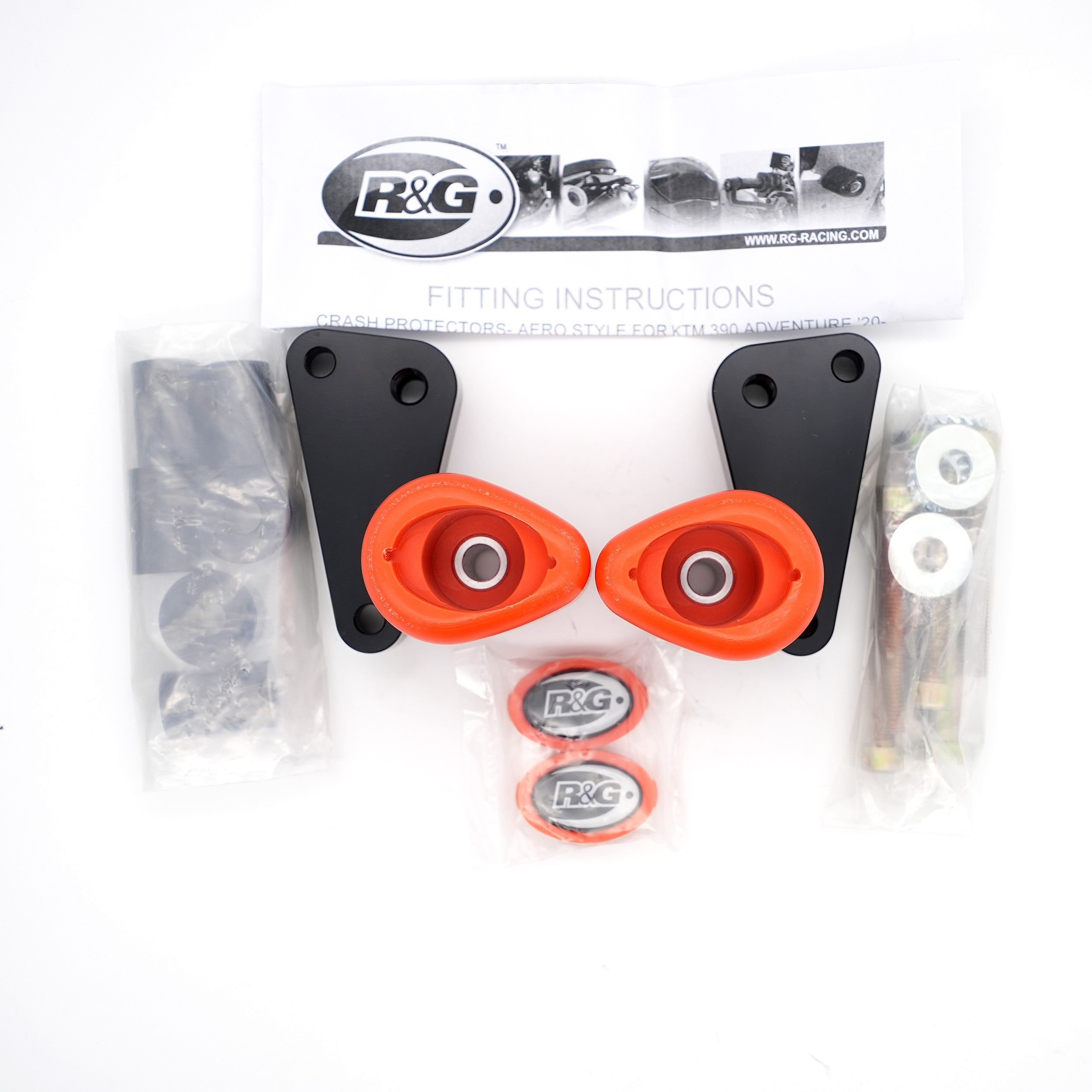 R&G Crash Protectors | Orange | KTM 390 Adventure 2020>2024