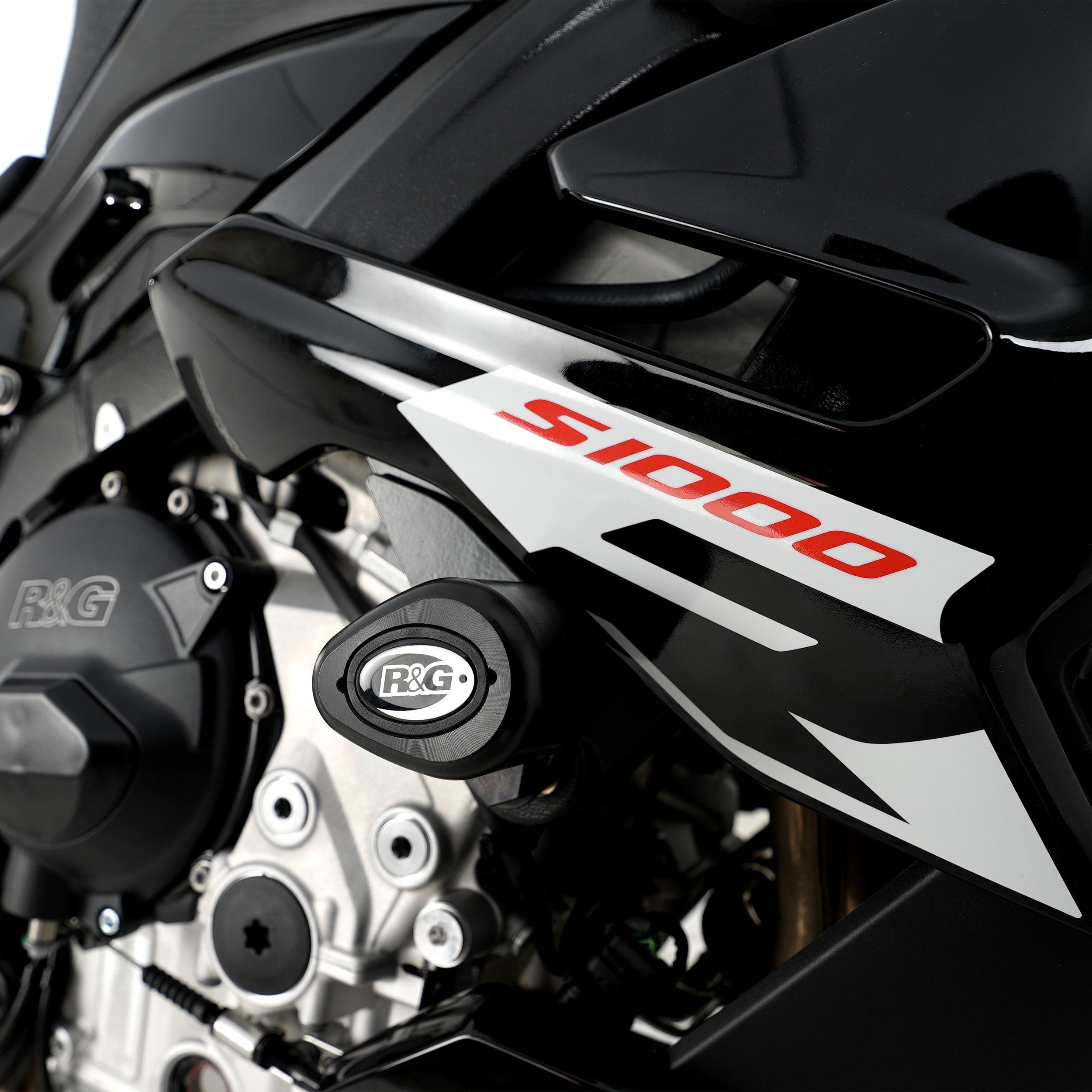 R&G Crash Protectors | Black | BMW S 1000 R 2021>Current & BMW M 1000 R 2025>Current -   Pyramid Motorcycle Accessories
