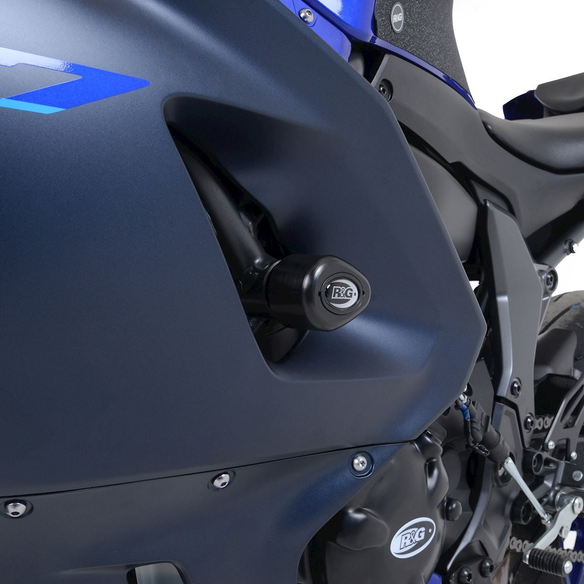 R&G Crash Protectors | White | Yamaha YZF-R7 2022>2025