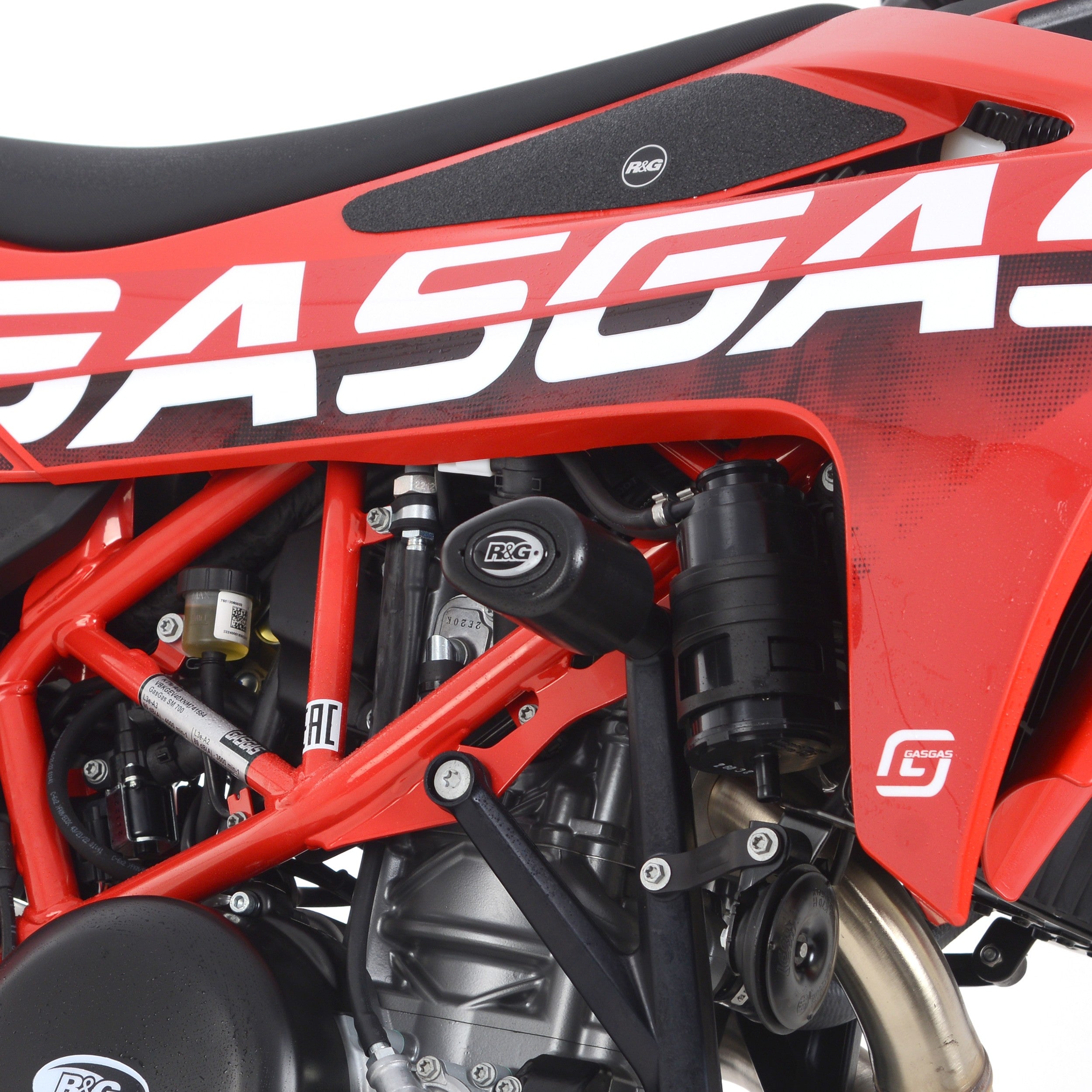 R&G Crash Protectors | Black | Gas Gas SM700 2022>2025 -   Pyramid Motorcycle Accessories