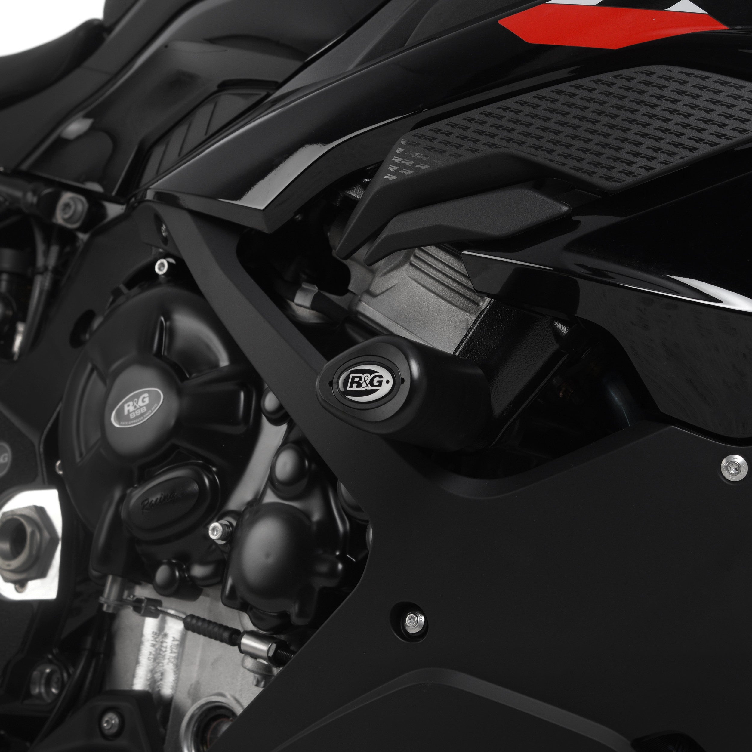 R&G Crash Protectors | White | BMW S 1000 RR 2023>Current -   Pyramid Motorcycle Accessories