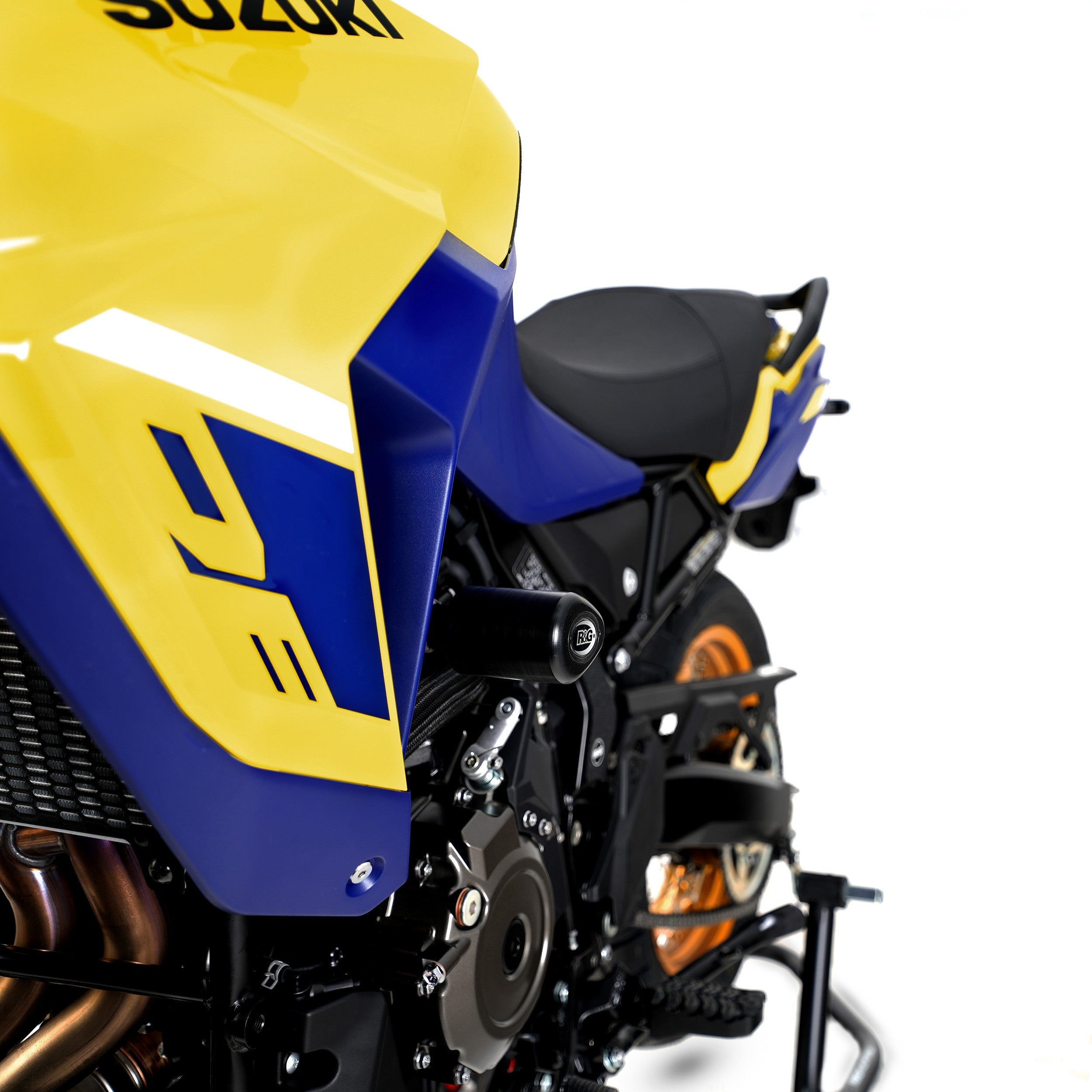 R&G Crash Protectors | White | Suzuki V-Strom 800DE 2023>Current & Suzuki V-Strom 800RE 2023>Current