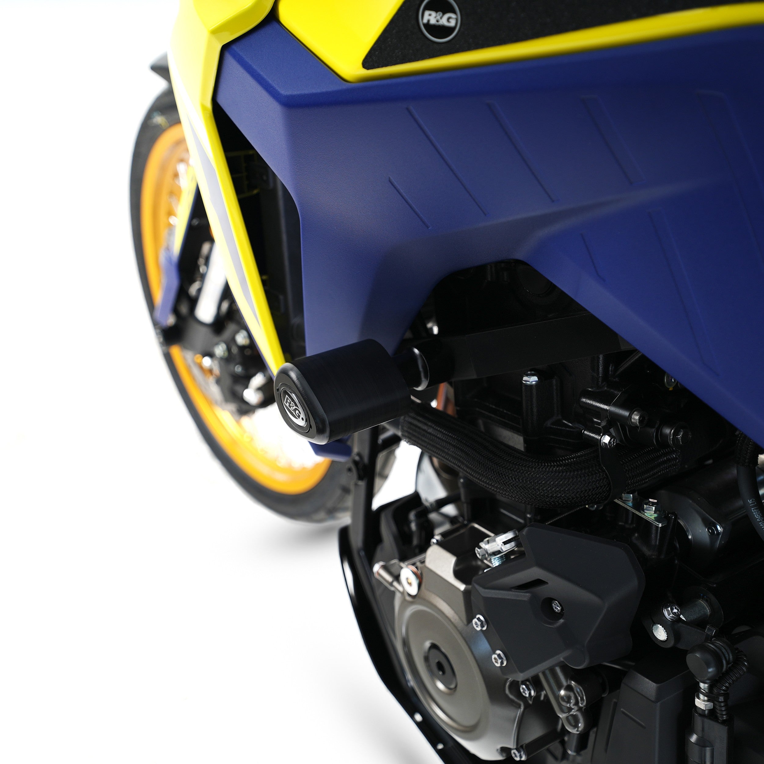 R&G Crash Protectors | White | Suzuki V-Strom 800DE 2023>Current & Suzuki V-Strom 800RE 2023>Current