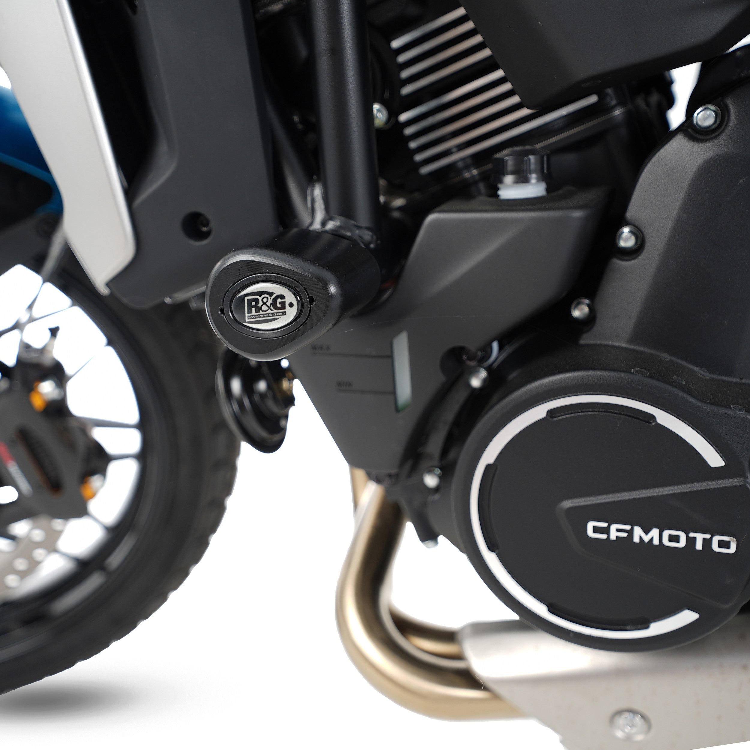 R&G Crash Protectors | Black | CFMoto 700CL-X Heritage 2021>Current & CFMoto 700CL-X Sport 2022>Current & CFMoto 700CL-X Adventure 2023>Current