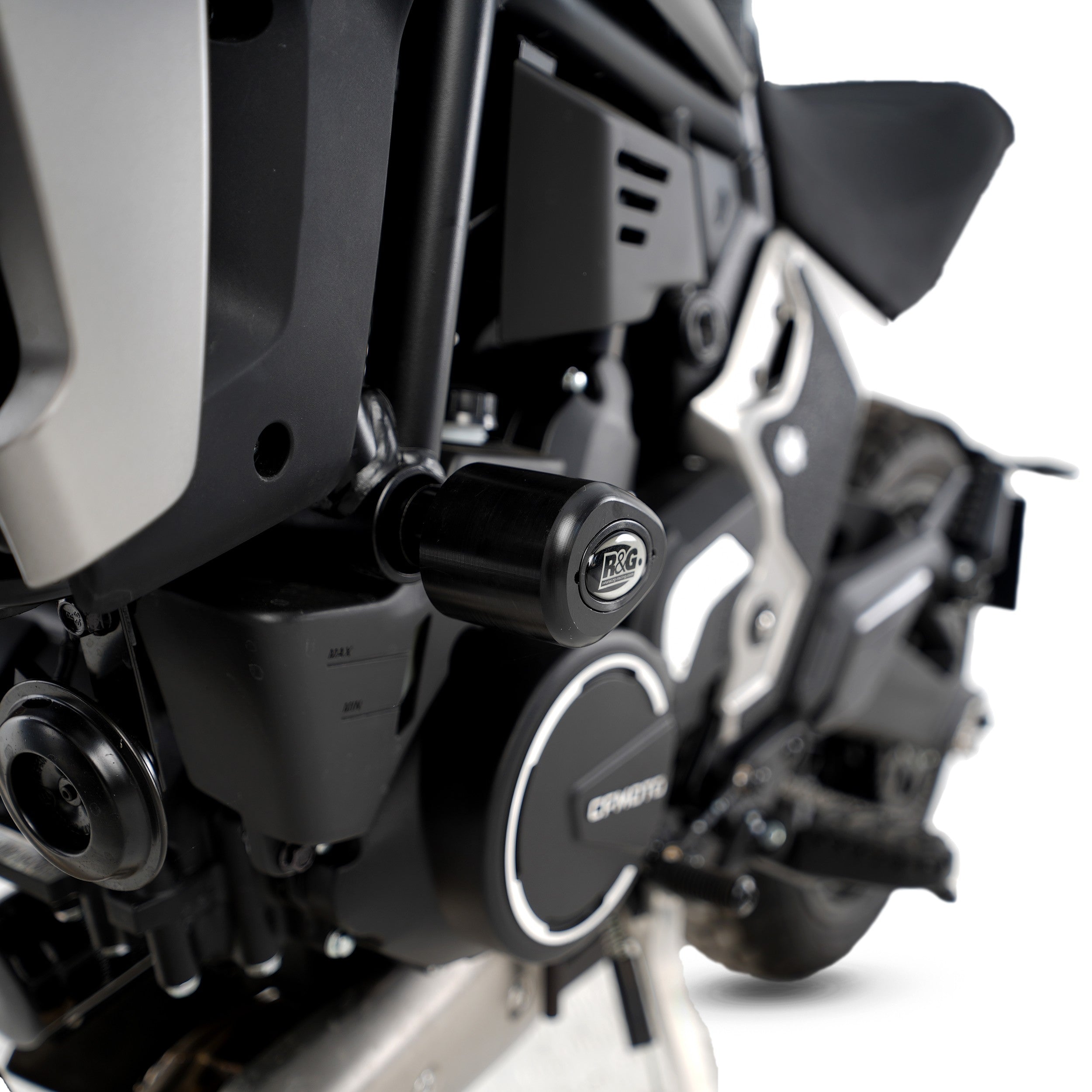 R&G Crash Protectors | Black | CFMoto 700CL-X Heritage 2021>Current & CFMoto 700CL-X Sport 2022>Current & CFMoto 700CL-X Adventure 2023>Current