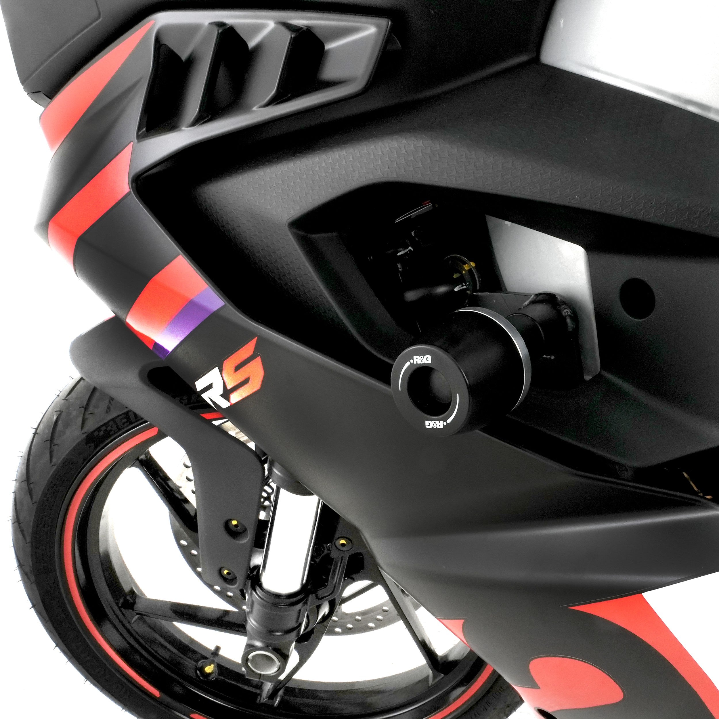 R&G Crash Protectors | Black | Aprilia RS 457 2024>Current