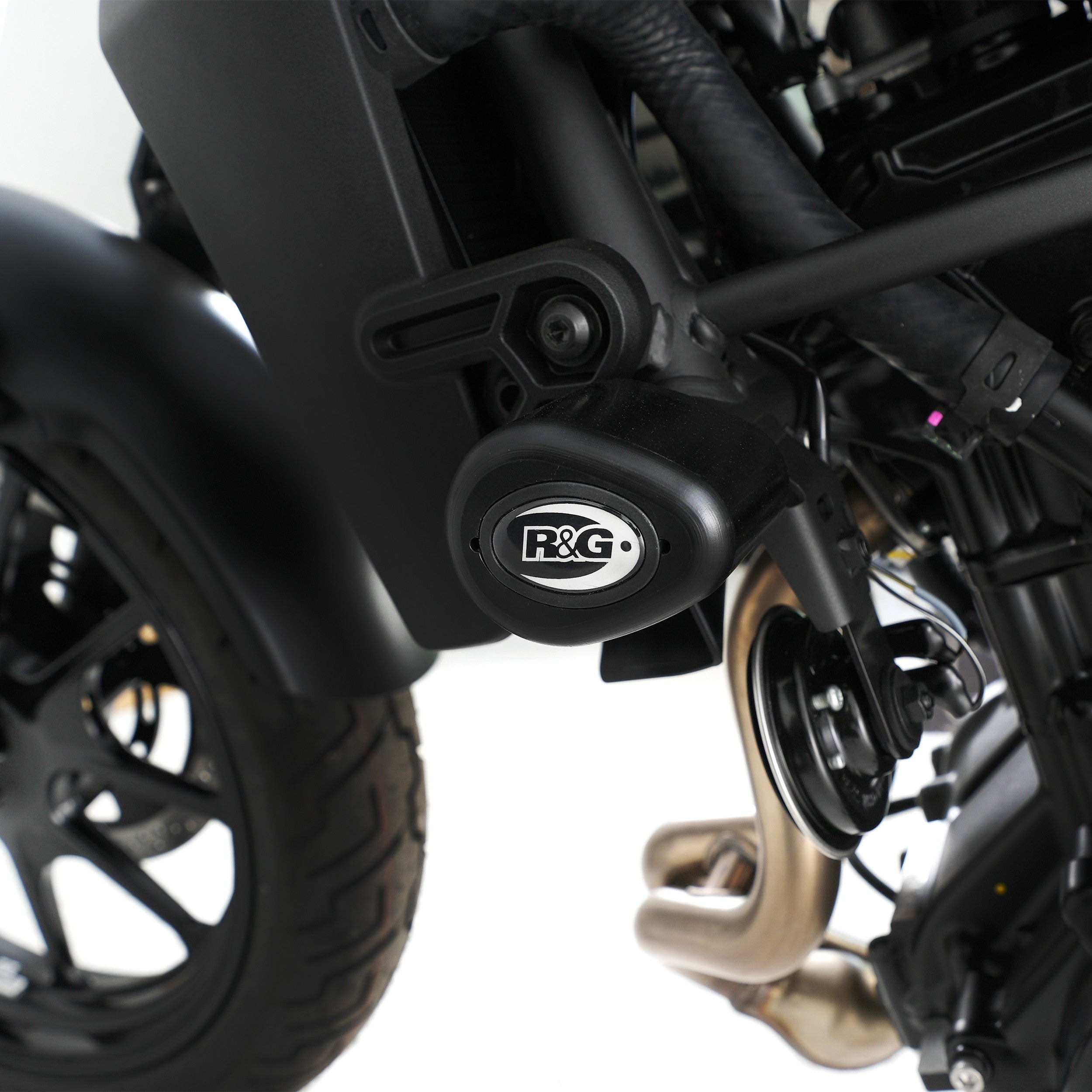 R&G Crash Protectors | Black | Kawasaki Eliminator 500 2024>Current