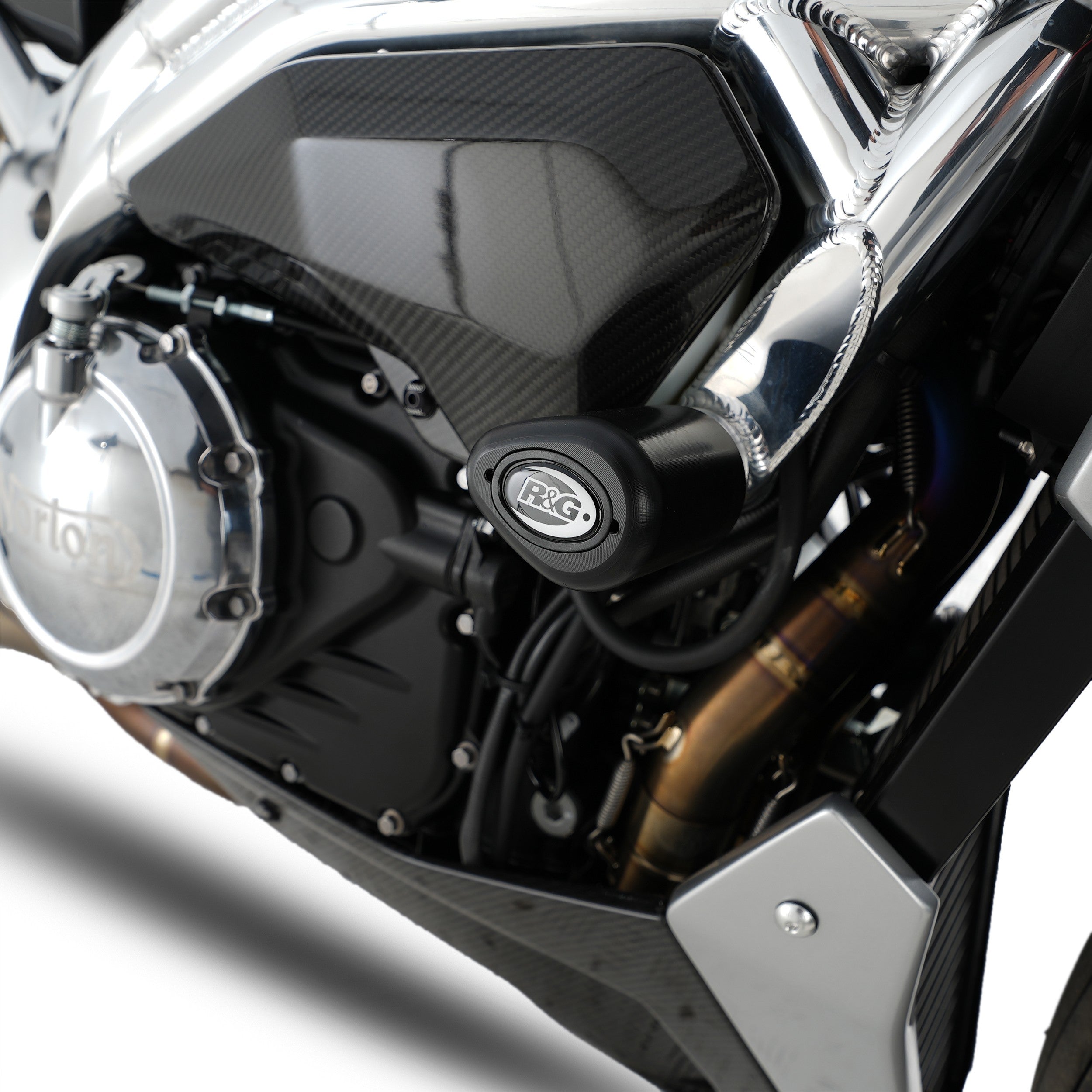 R&G Crash Protectors | Black | Norton V4 CR 2023>2024