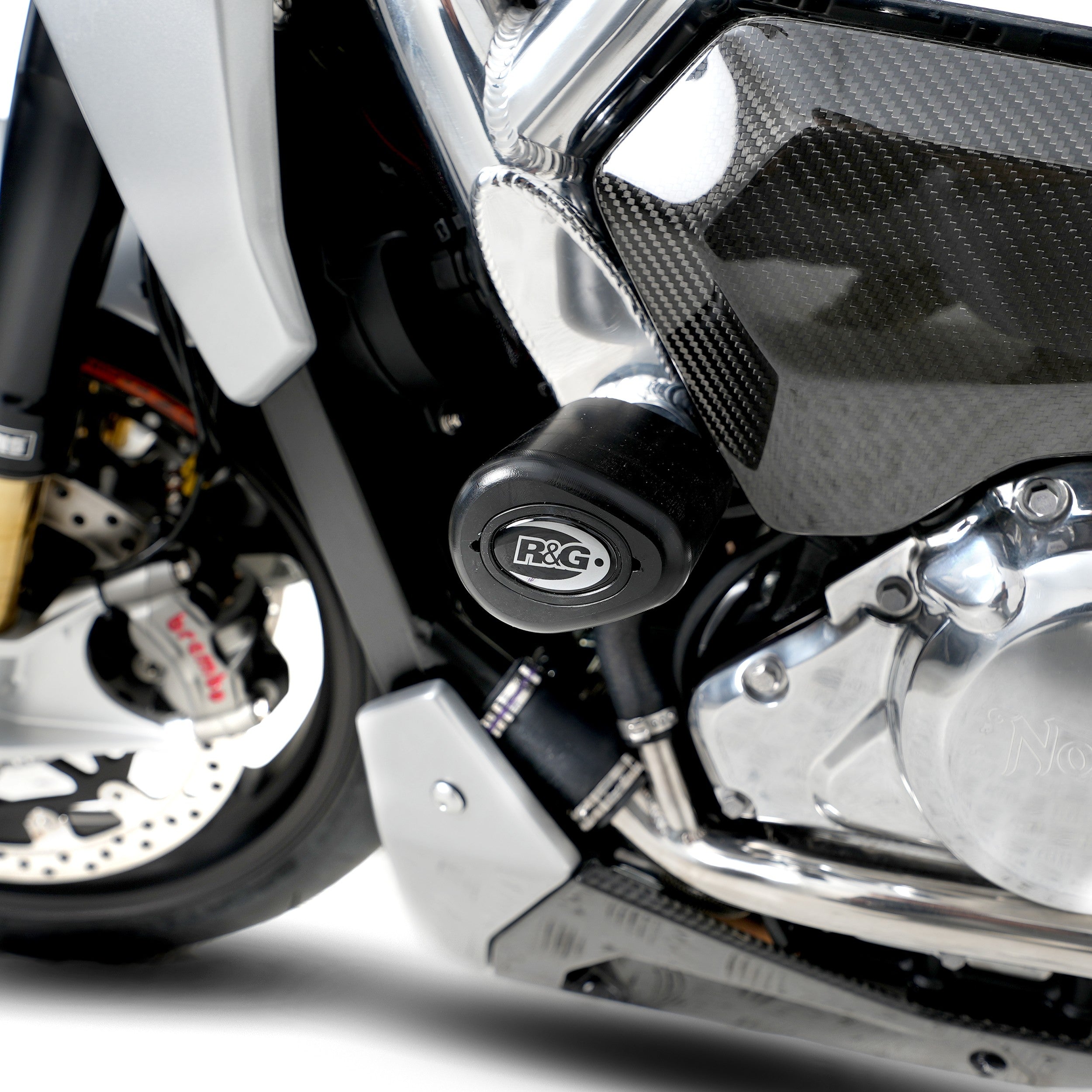 R&G Crash Protectors | Black | Norton V4 CR 2023>2024