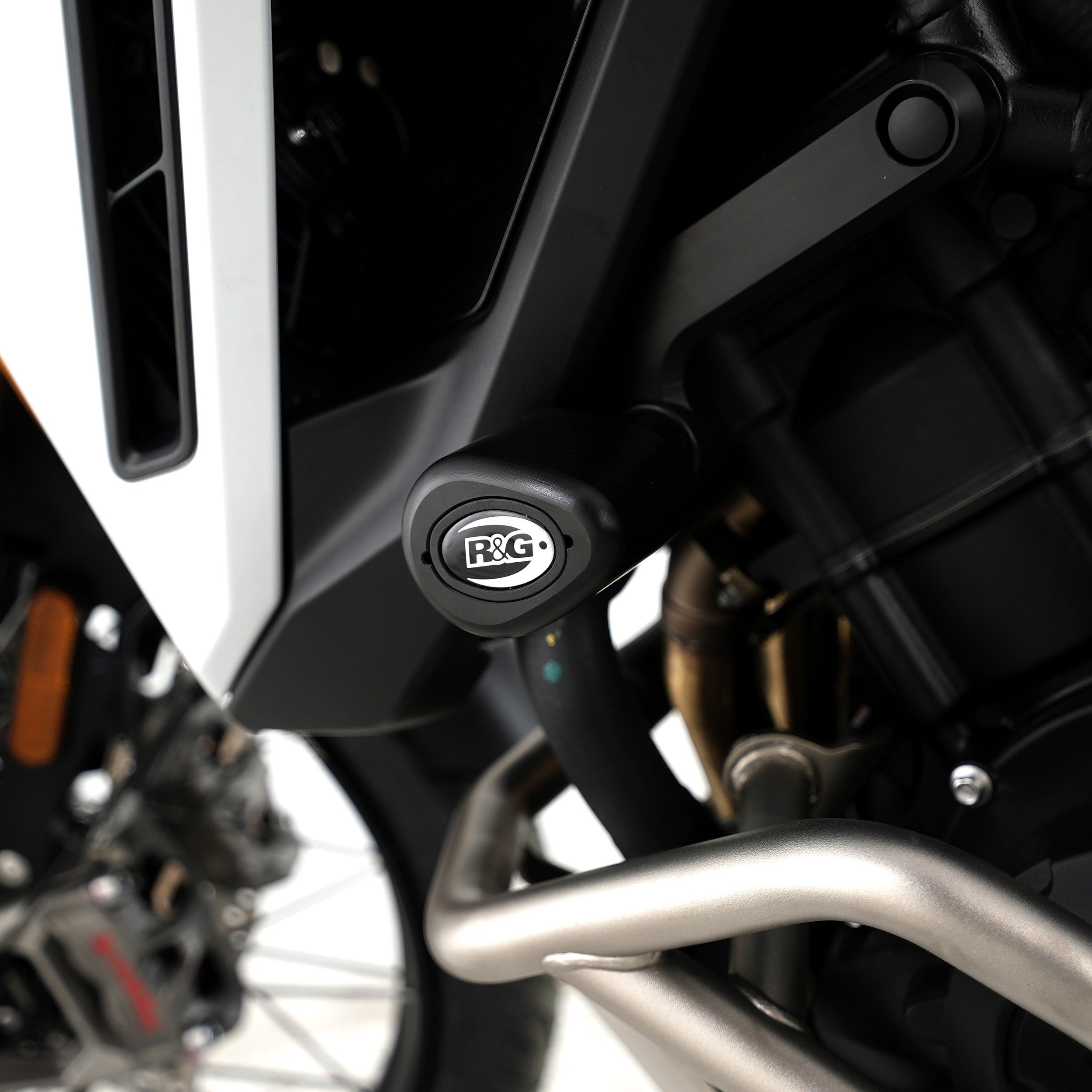 R&G Crash Protectors | Black | Triumph Tiger 900 / GT (PRO)'24- / Rally (PRO) '24- & Tiger 850 Sport '24- (NON-DRILL)