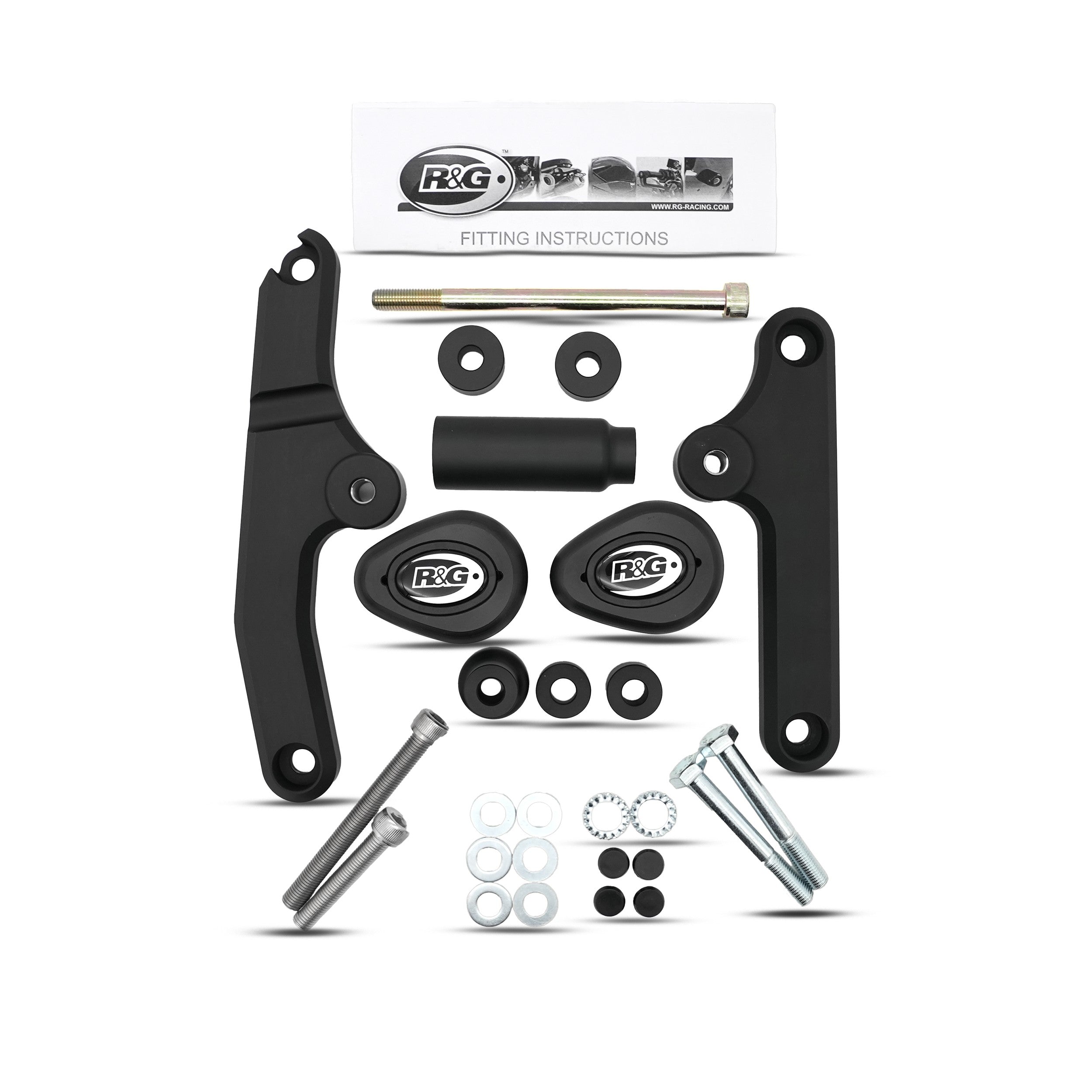 R&G Crash Protectors | Black | Triumph Tiger 900 / GT (PRO)'24- / Rally (PRO) '24- & Tiger 850 Sport '24- (NON-DRILL)