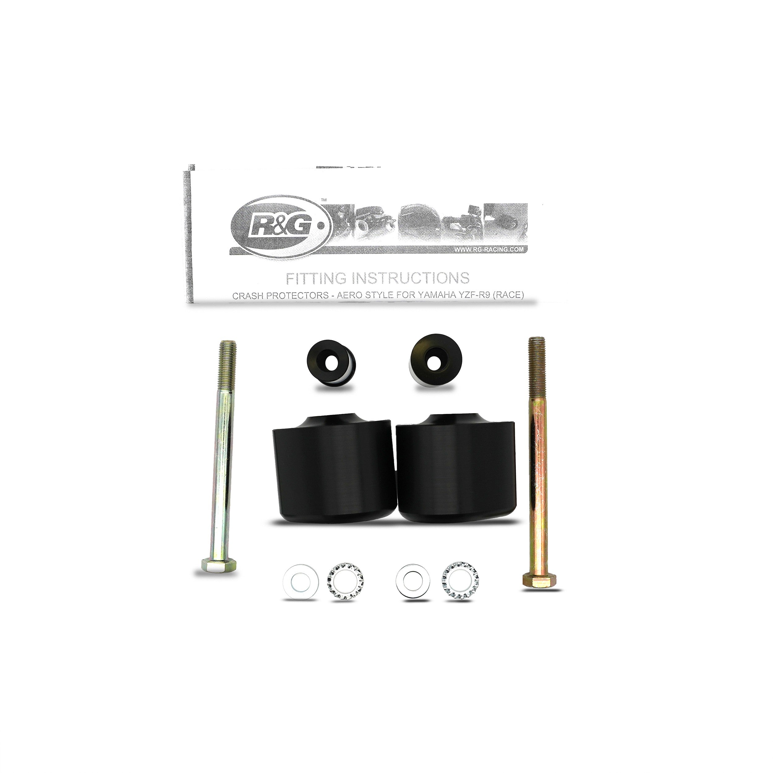 R&G Crash Protectors | Black | Yamaha YZF-R9 2025>Current