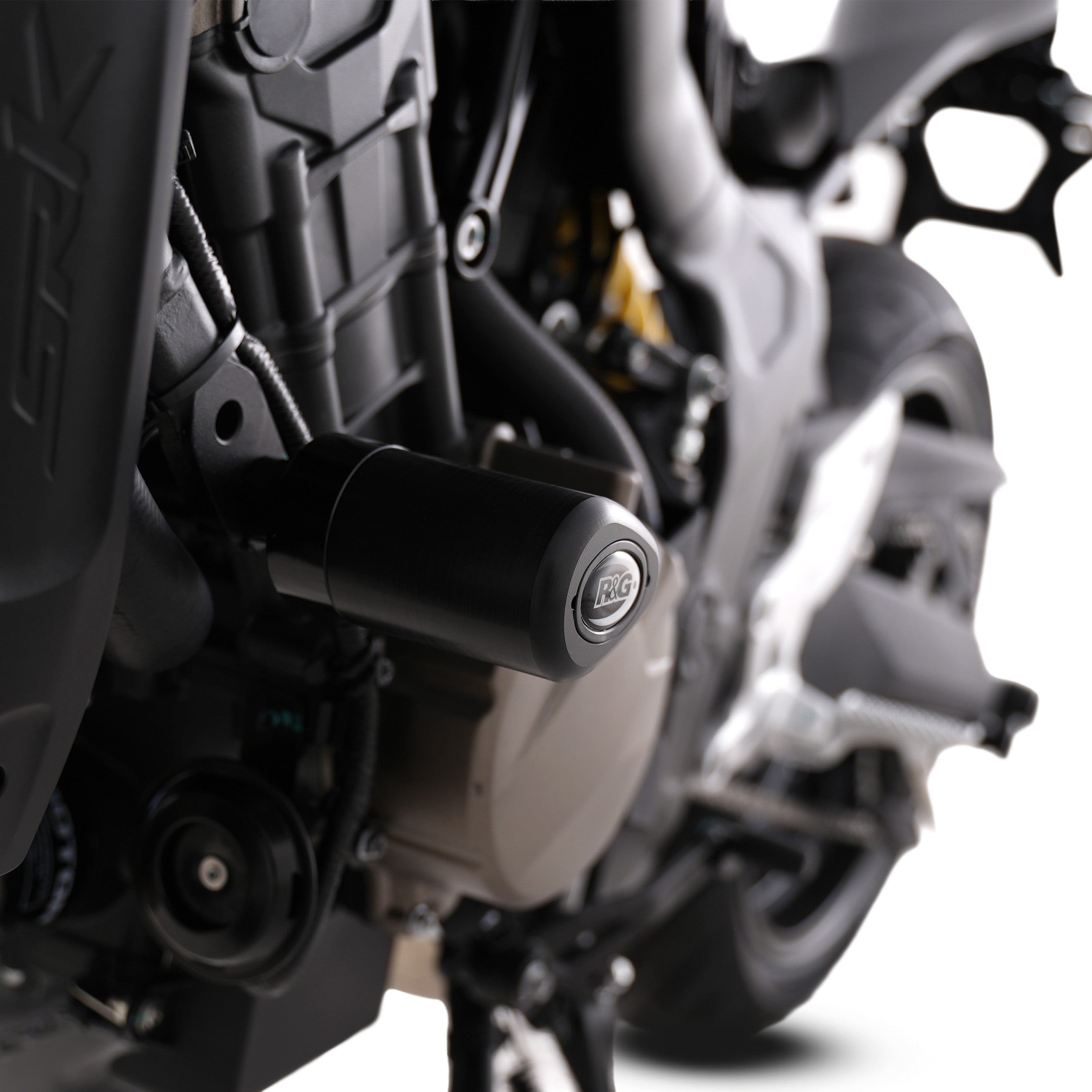 R&G Crash Protectors | Black | QJMotor SRK 800 RR 2025>Current -   Pyramid Motorcycle Accessories