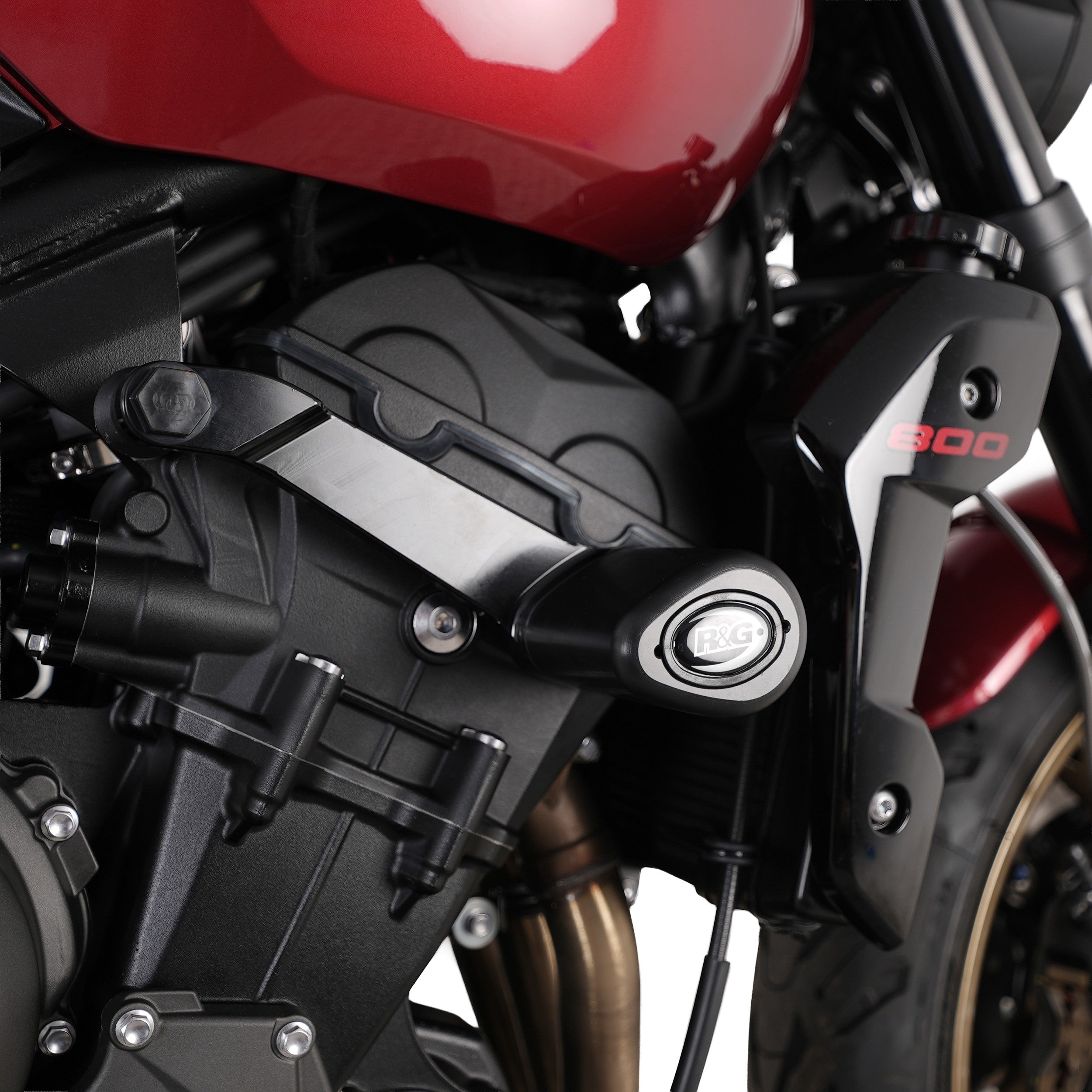 R&G Crash Protectors | Black | Triumph Trident 660 2026 & Triumph Trident 800 2026