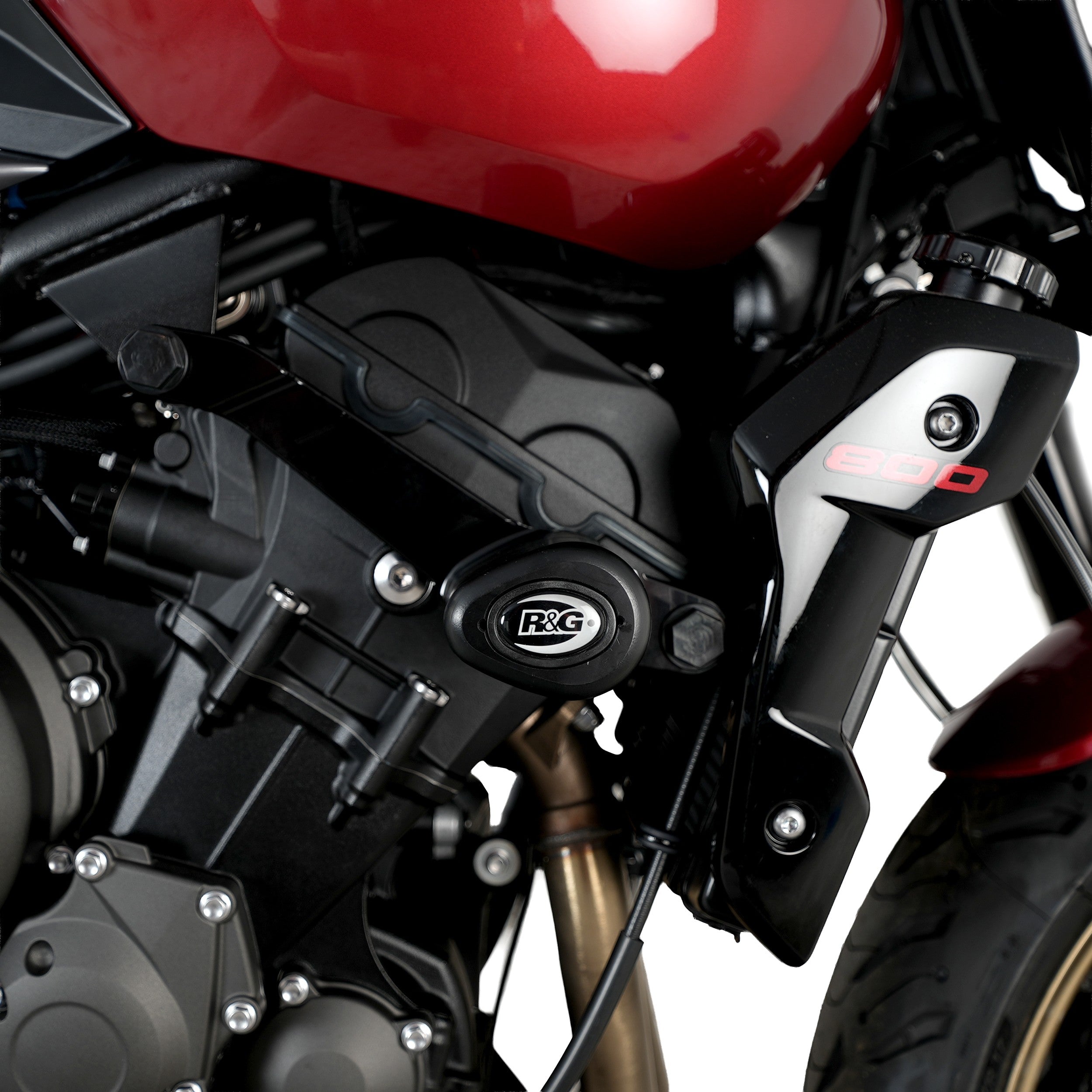 R&G Crash Protectors | Black | Triumph Trident 660 2026 & Triumph Trident 800 2026