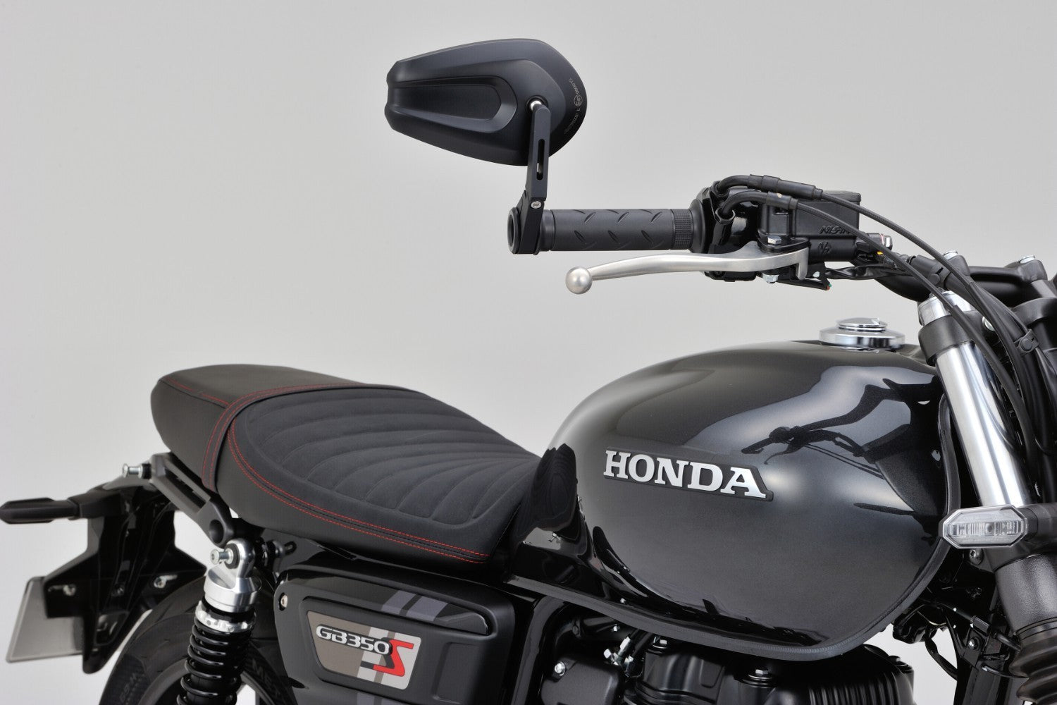 Daytona "D-MIRROR-13" CAVE-1 Aluminium+ABS Bar End Mirror Black Short -  Shop name