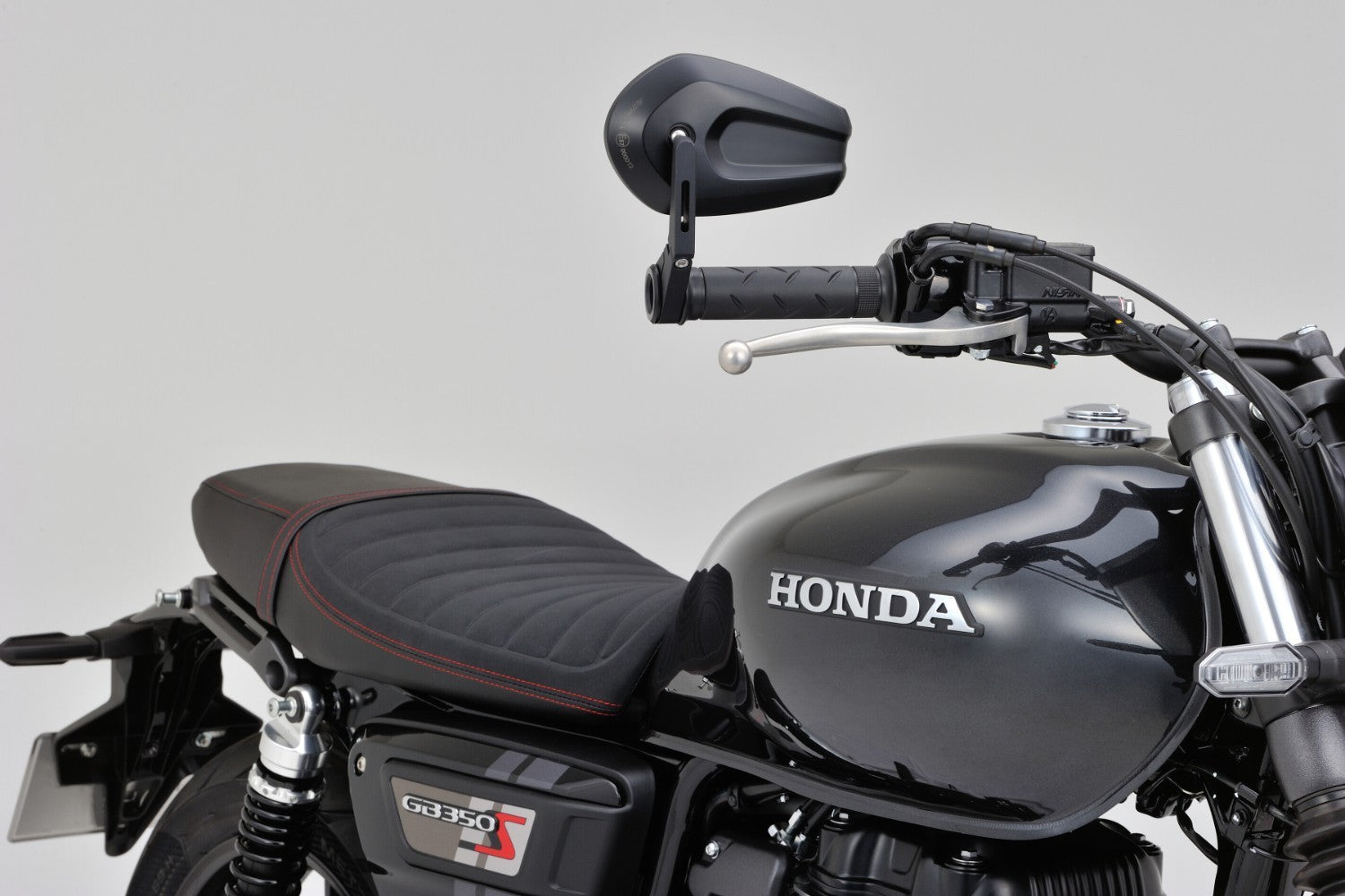 Daytona "D-MIRROR-13" CAVE-1 Aluminium+ABS Bar End Mirror Black Short -  Shop name