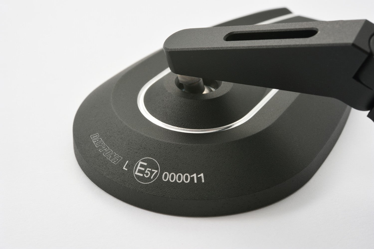 Daytona "D-MIRROR-6" Aluminium Bar End Mirror Black Short Type-U-Mirrors-Pyramid Motorcycle Accessories