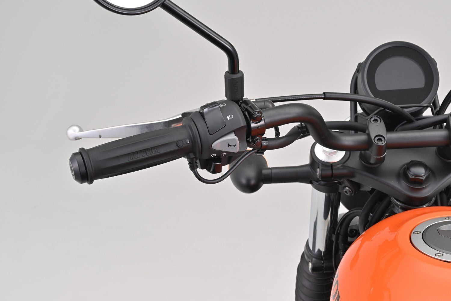 Daytona Heated Grips 4-level 22.2mm 7/8" Open End Barrel-Shaped-Heated Grips-Pyramid Motorcycle Accessories