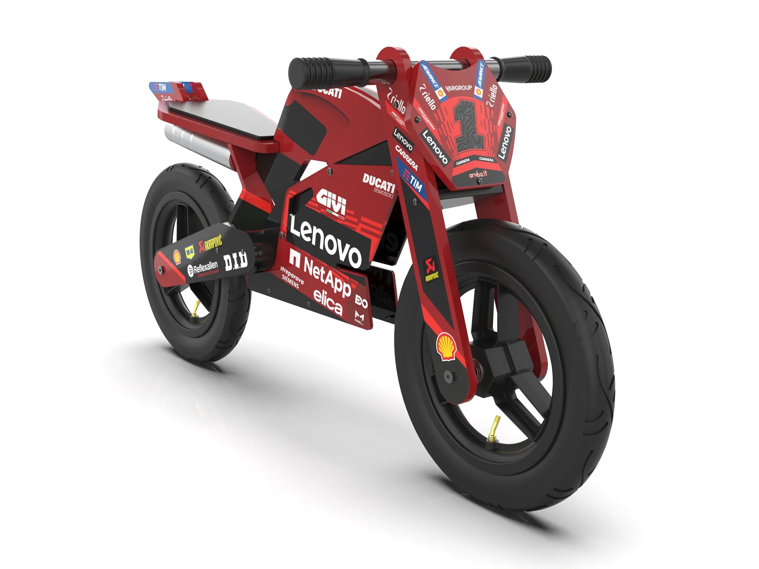 Kiddimoto Ducati Desmo GP25 Balance Bike -   Pyramid Motorcycle Accessories