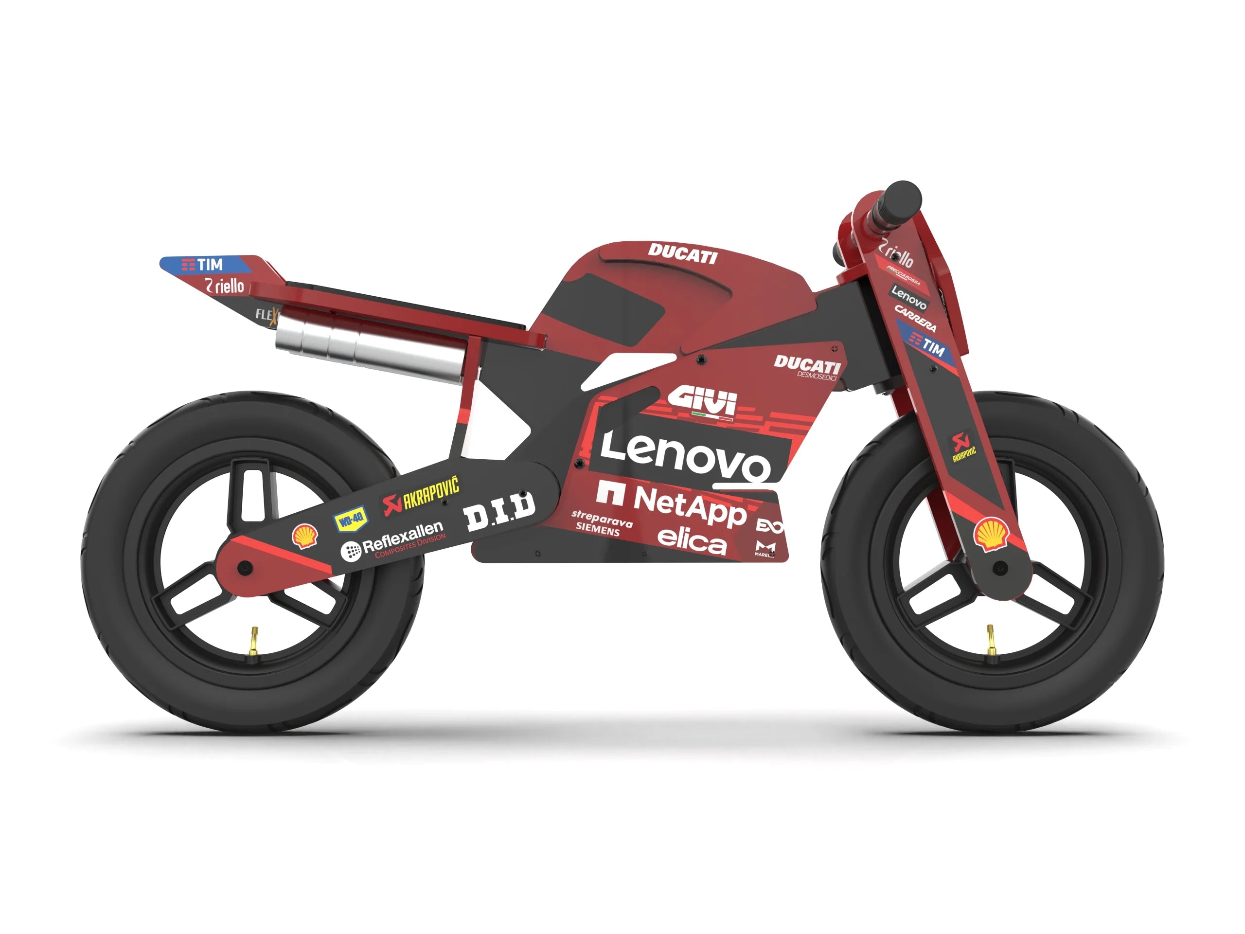 Kiddimoto Ducati Desmo GP25 Balance Bike -   Pyramid Motorcycle Accessories