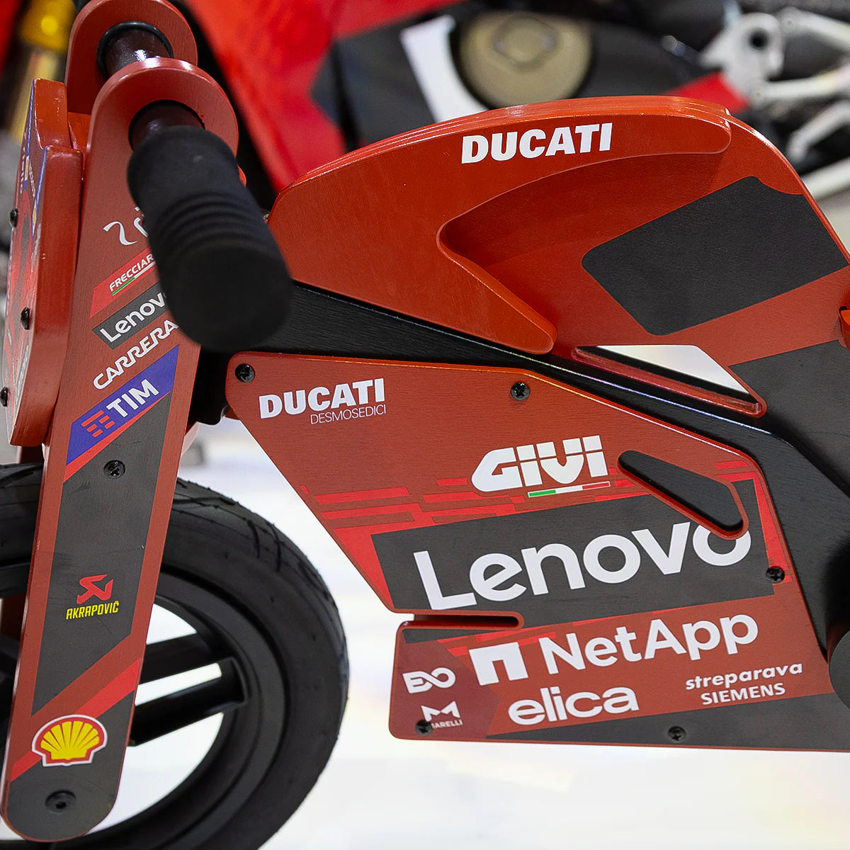 Kiddimoto Ducati Desmo GP25 Balance Bike -   Pyramid Motorcycle Accessories