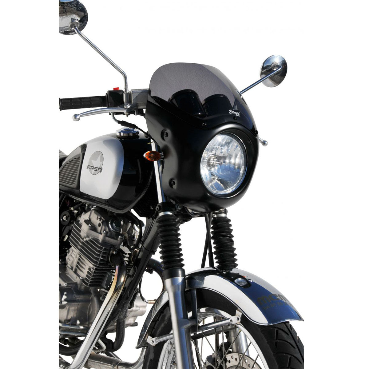 Ermax Replacement Screen for Café Racer Nose Fairing | Blue | Grey | Yellow | Red | Green | Black