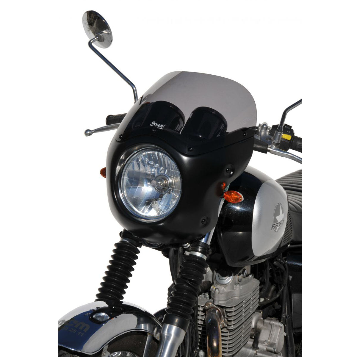 Ermax Replacement Screen for Café Racer Nose Fairing | Blue | Grey | Yellow | Red | Green | Black