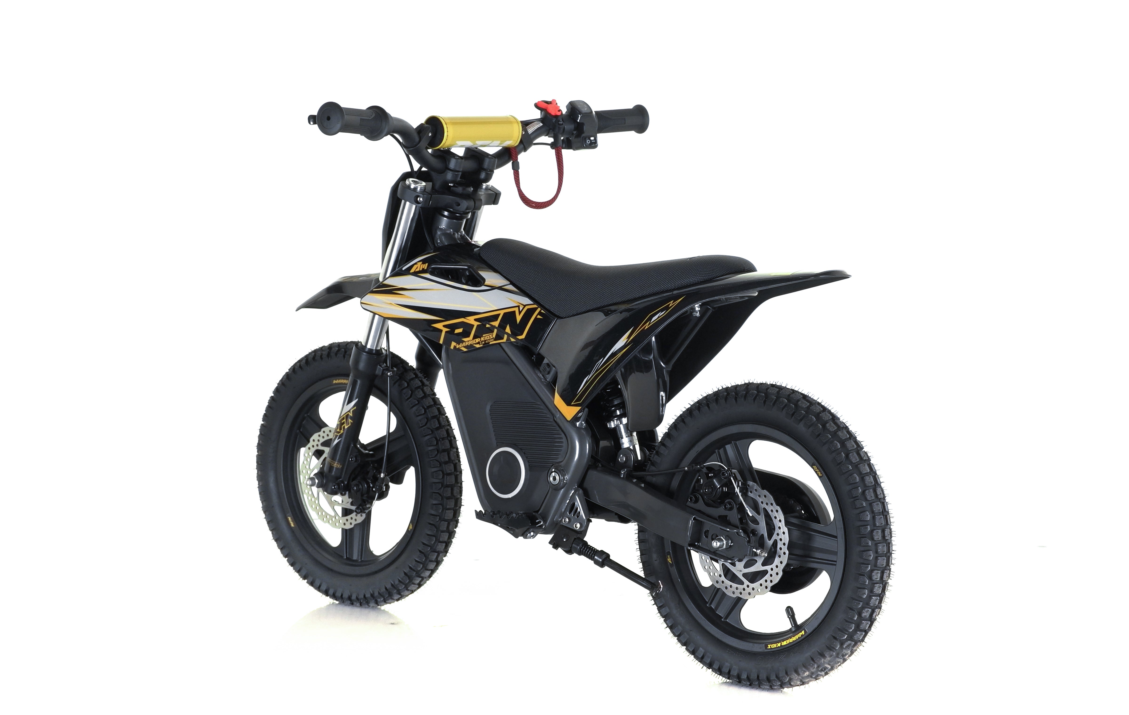 RFN Warrior SX-E500 14-inch Kids Electric MX Bike | Black/Gold