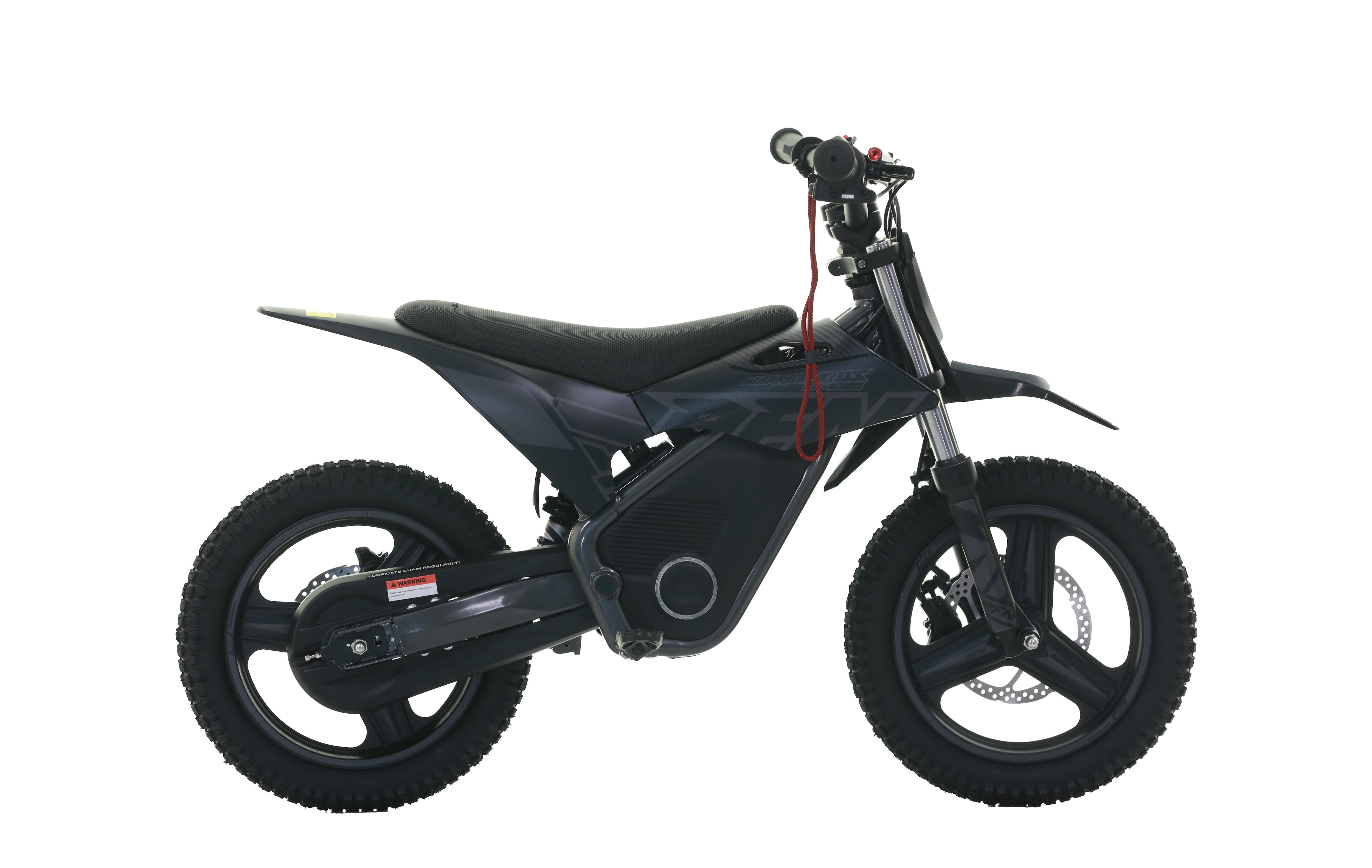 RFN Warrior SX-E700 R 14-inch Kids Electric MX Bike | Black/Grey