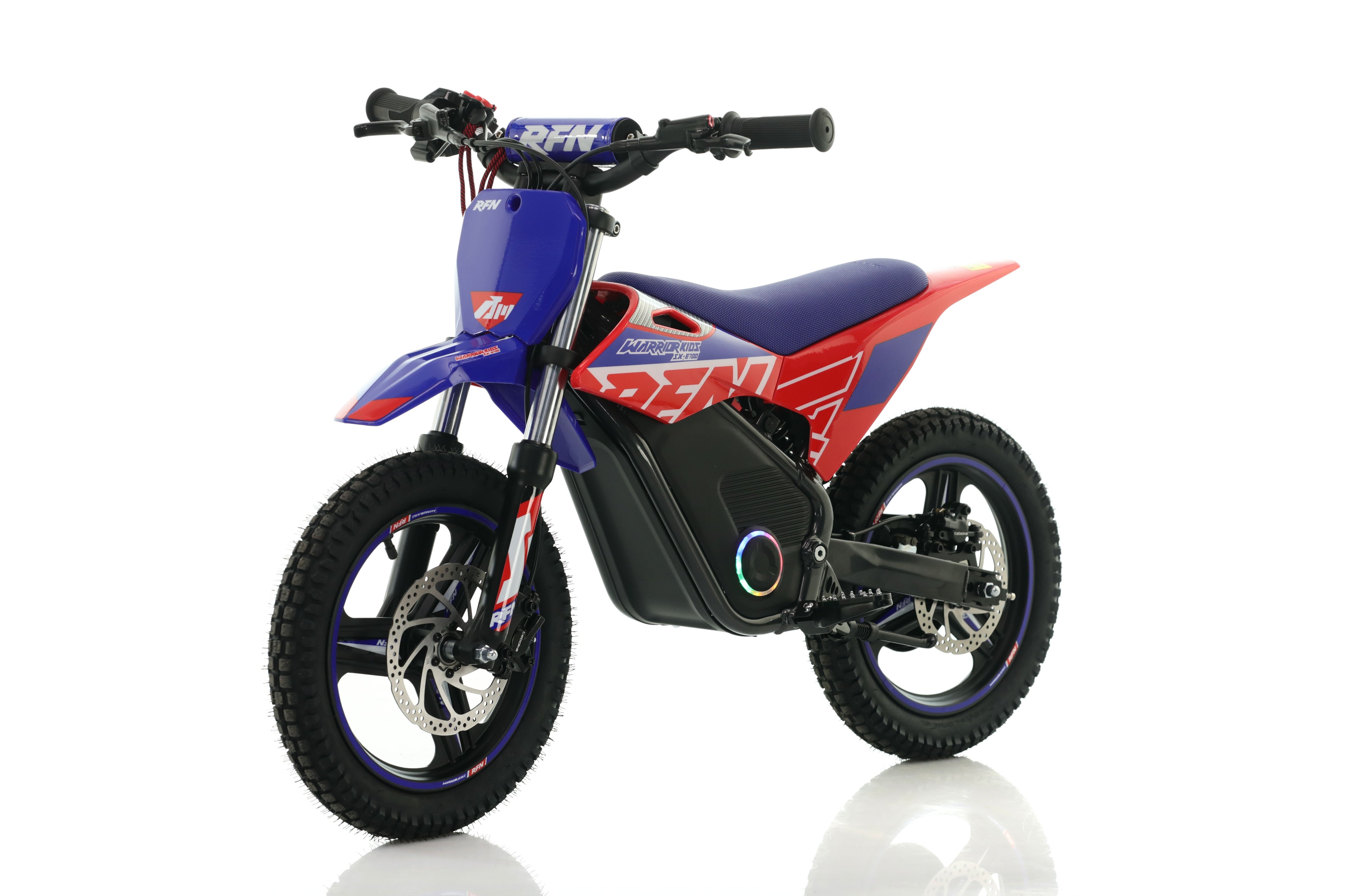 RFN Warrior SX-E700 R 14-inch Kids Electric MX Bike | Blue/Red