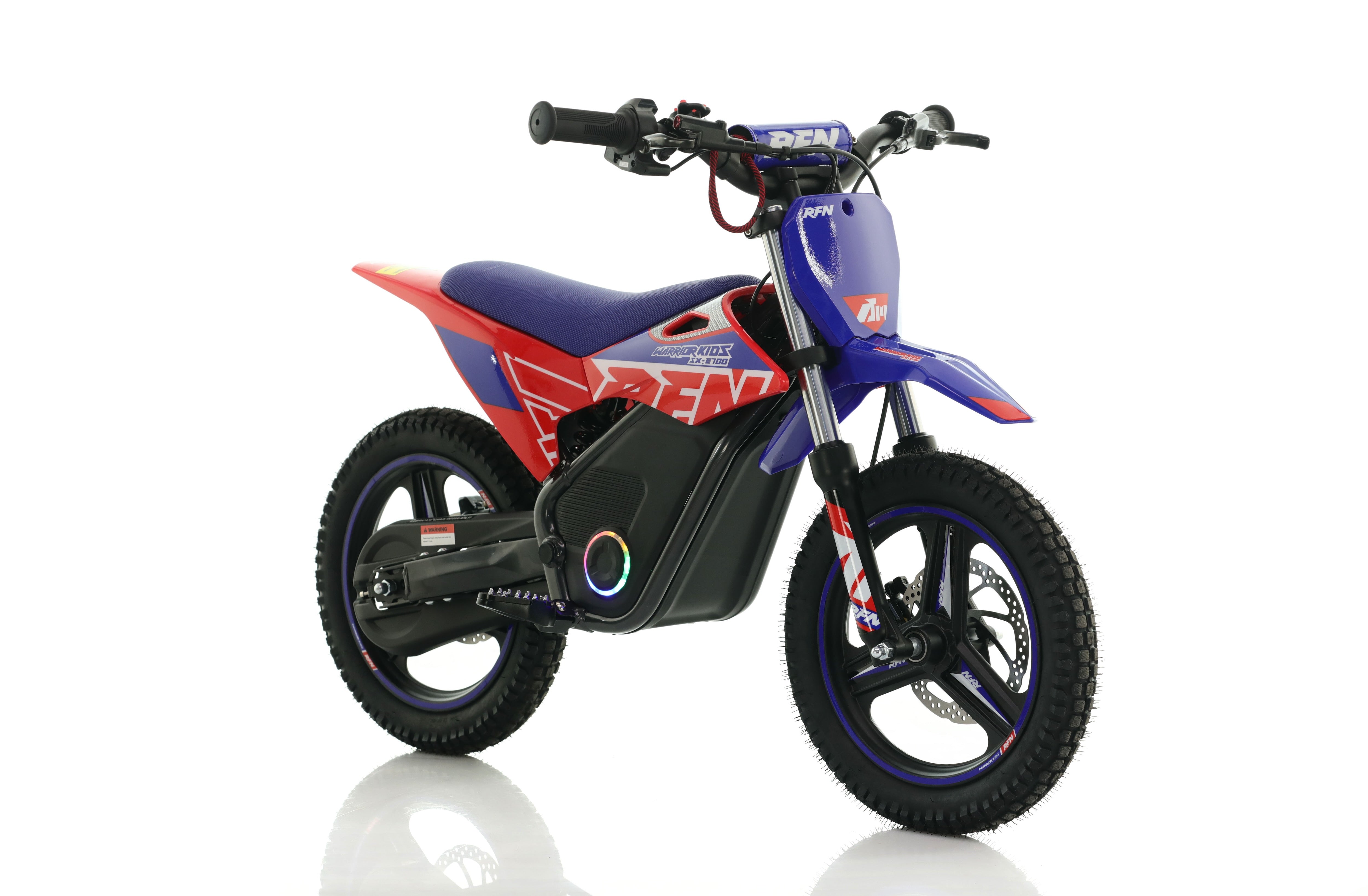 RFN Warrior SX-E700 R 14-inch Kids Electric MX Bike | Blue/Red