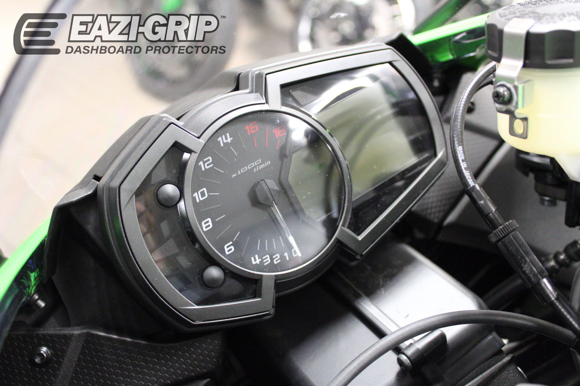 Eazi-Grip Dash Protector | Clear | Kawasaki Z 1000 SX 2018>2024-Dash Protectors-Pyramid Motorcycle Accessories