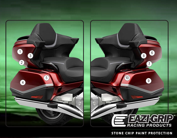 Eazi-Grip Pannier Protection Kit | Clear - Gloss | Honda Gold Wing 2021>Current-Paint Protection-Pyramid Motorcycle Accessories