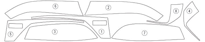 Eazi-Grip Pannier Protection Kit | Clear - Matte | BMW R 1250 RT 2021>Current -  Shop name
