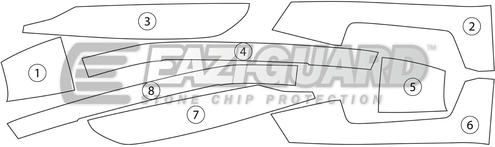 Eazi-Grip Pannier Protection Kit | Clear - Matte | Kawasaki Versys 1100 2025>Current-Paint Protection-Pyramid Motorcycle Accessories