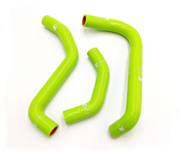 Eazi-Grip Silicone Hose Kit | Green | Kawasaki ZX-10R/RR 2021>Current-GHOSEKAW009GREEN-Silicone Hoses-Pyramid Motorcycle Accessories