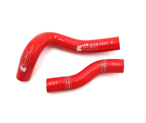 Eazi-Grip Silicone Hose Kit | Red | Kawasaki Ninja 400 2018>Current-GHOSEKAW008RED-Silicone Hoses-Pyramid Motorcycle Accessories
