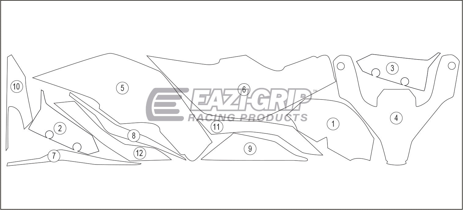 Eazi-Grip Stone Chip Protection Kit | Clear - Gloss | BMW F 900 XR 2020>Current-Paint Protection-Pyramid Motorcycle Accessories