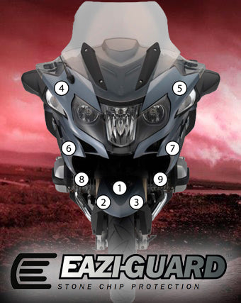 Eazi-Grip Stone Chip Protection Kit | Clear - Gloss | BMW R 1200 RT 2014>2018 -  Shop name