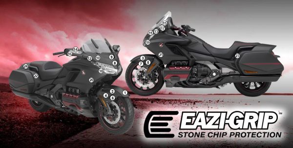 Eazi-Grip Stone Chip Protection Kit | Clear - Gloss | Honda Gold Wing Bagger 2020>Current-Paint Protection-Pyramid Motorcycle Accessories