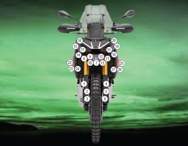 Eazi-Grip Stone Chip Protection Kit | Clear - Gloss | Aprilia Tuareg 660 Rally 2025>Current-Paint Protection-Pyramid Motorcycle Accessories