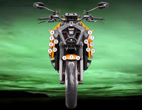 Eazi-Grip Stone Chip Protection Kit | Clear - Matte | KTM 1390 Super Duke R 2024>Current -  Shop name